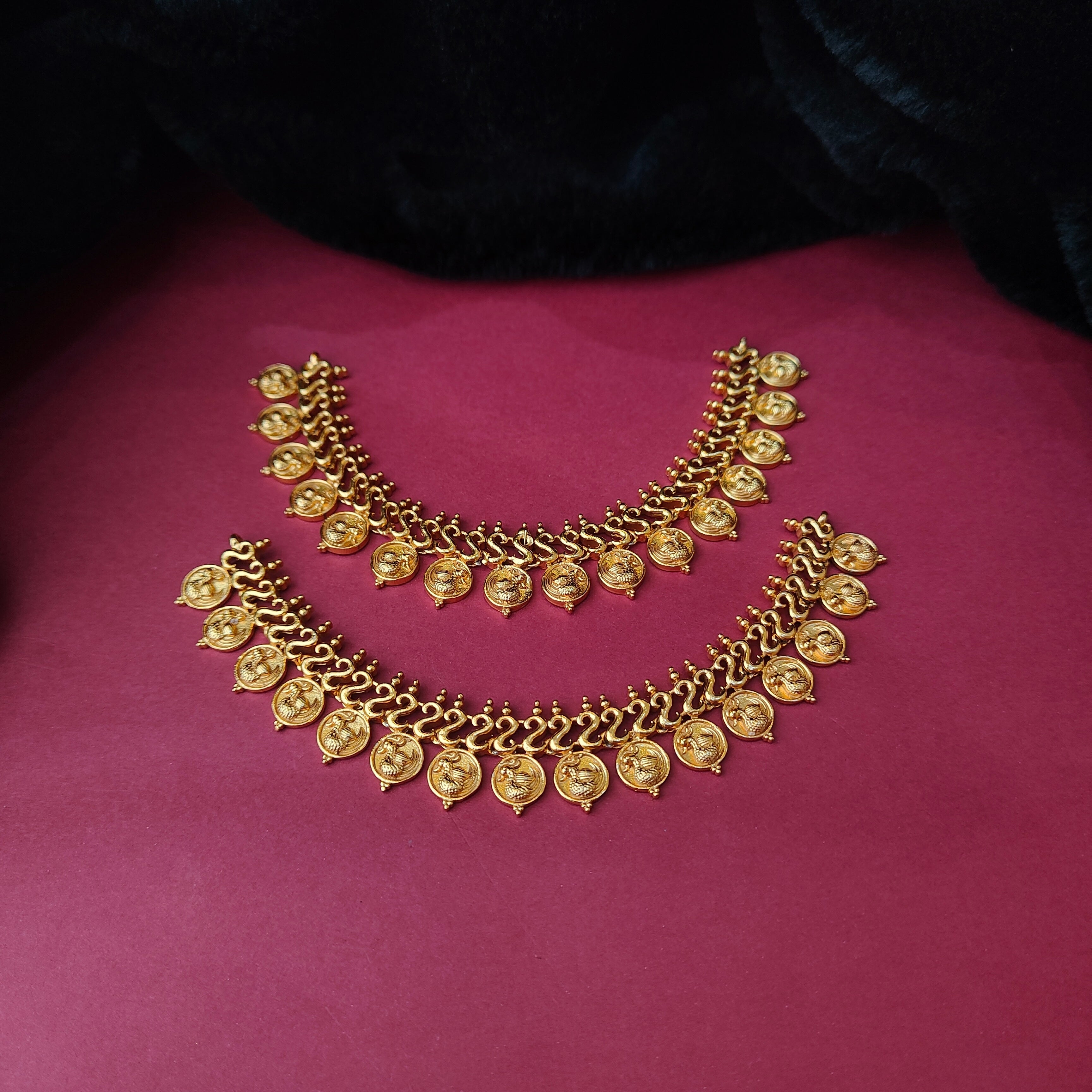 Silver gold plated earchain / Mattal / Hair accessory