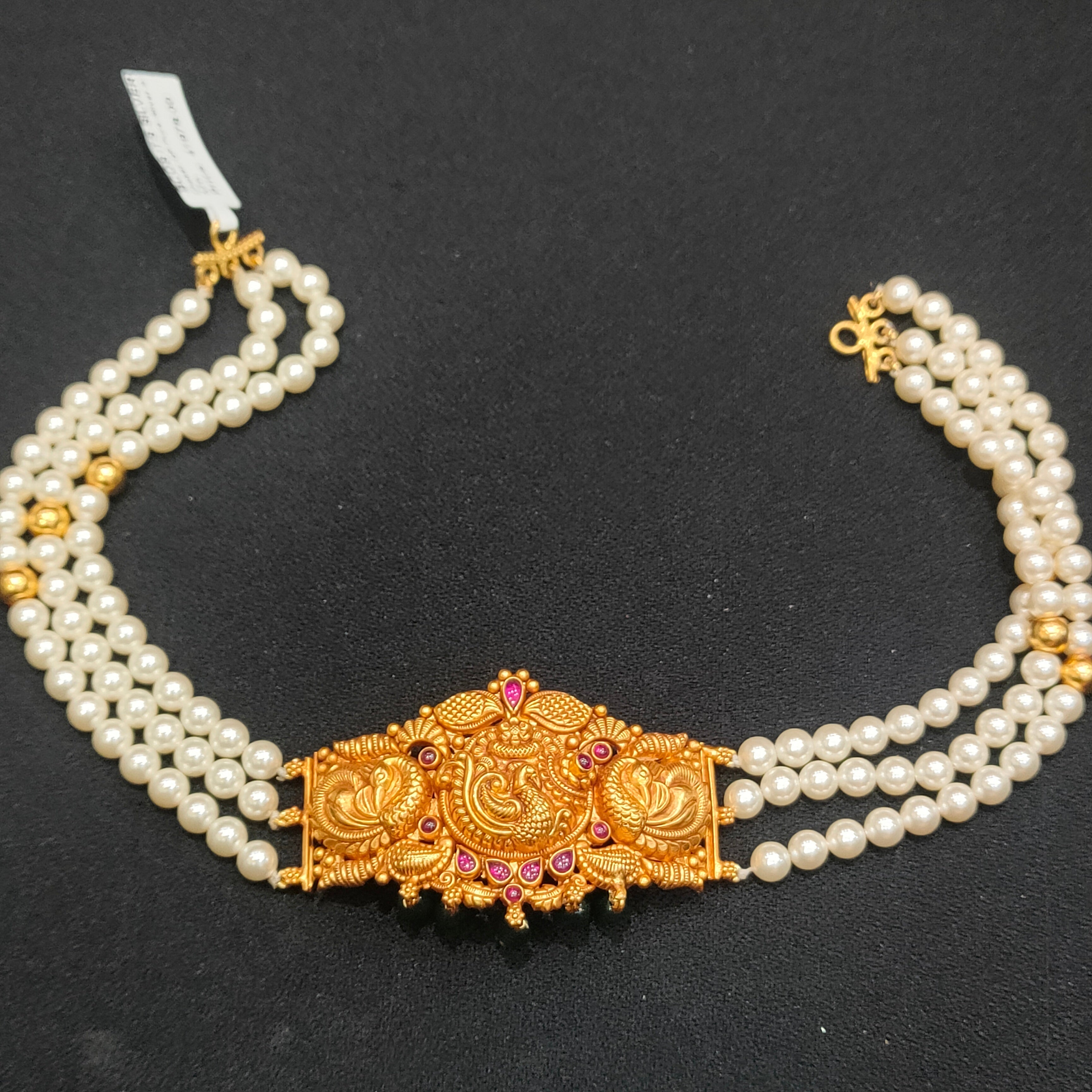 Silver Gold Plated Choker