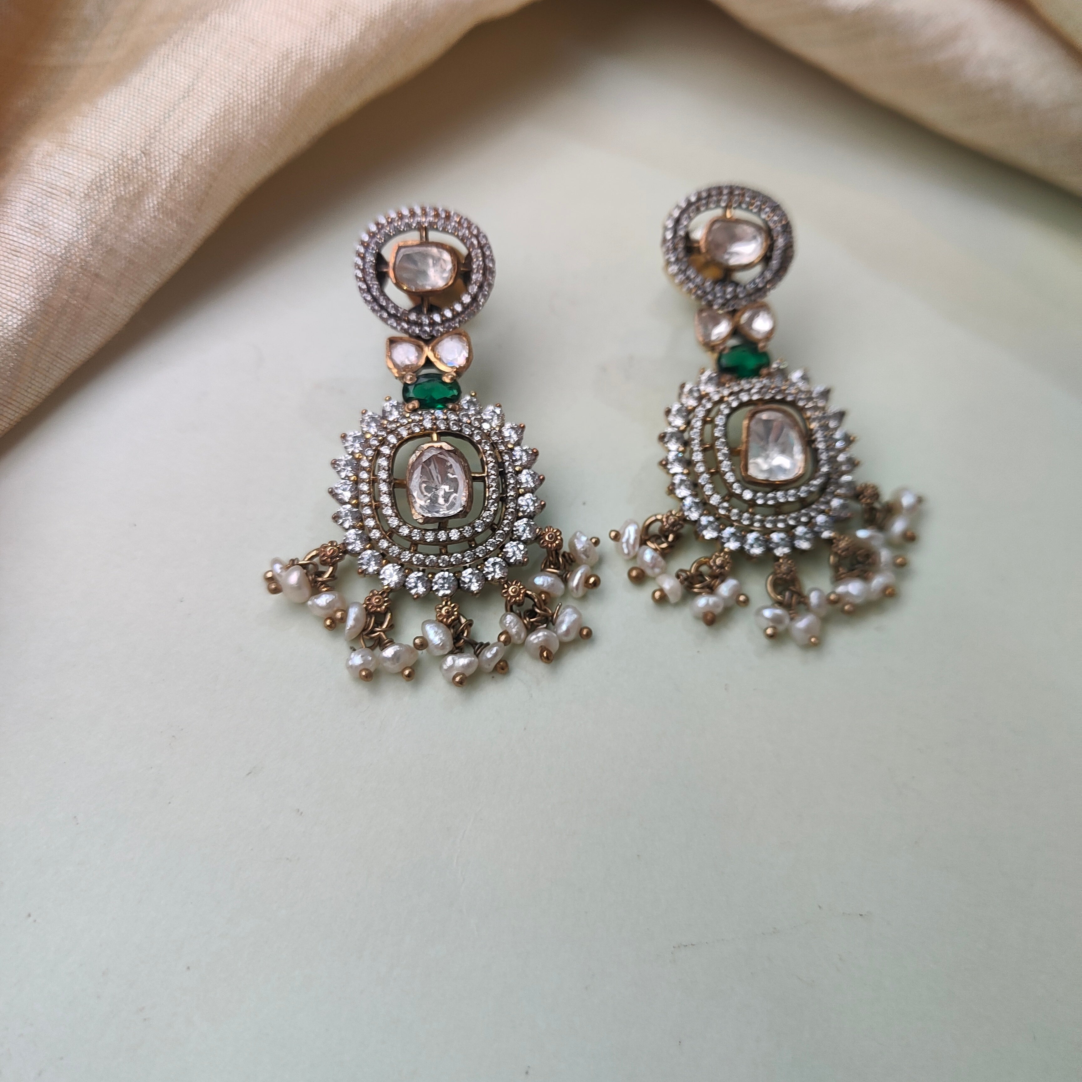 Silver Gold plated Earrings For Women: Latest Designs at Best Price - BCOS Its Silver