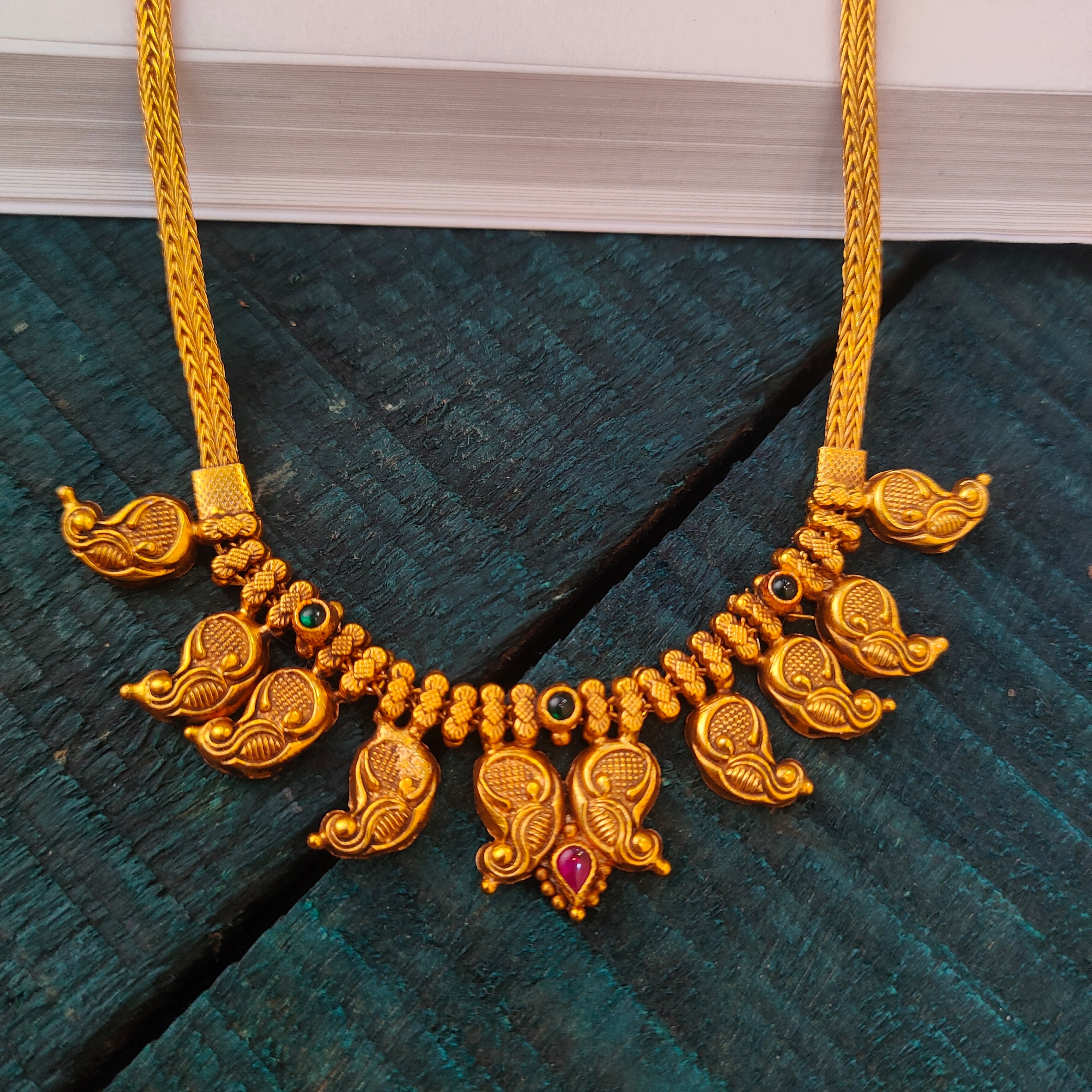925 Silver Antique Necklace -0523