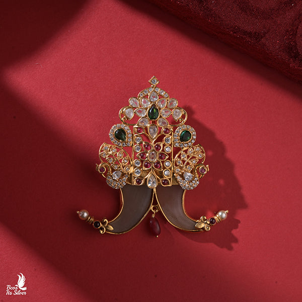 925 Silver Puligoru Flower Pendant-0420