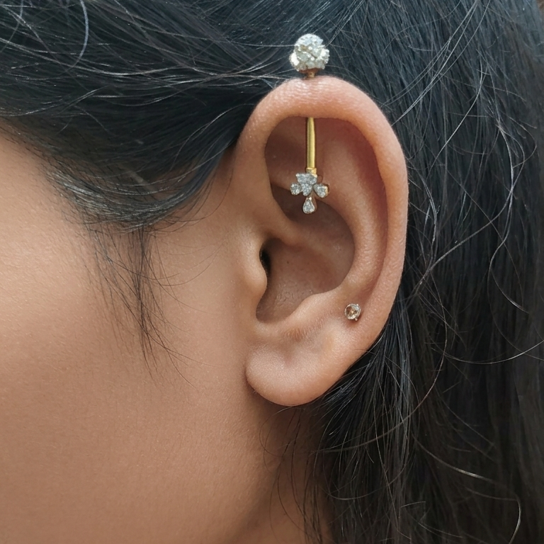 925 Silver Theia Diamond Bugadi - 8997