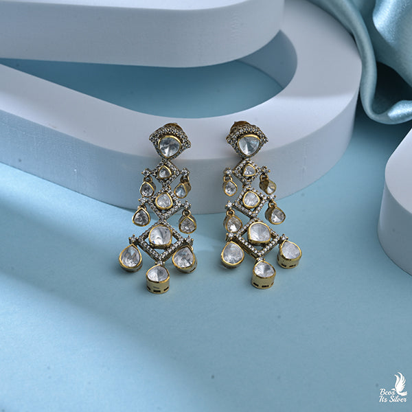 925 Silver Victorian Earring- 0462