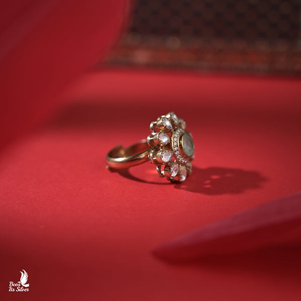 925 Silver Victorian Finger Ring -0935