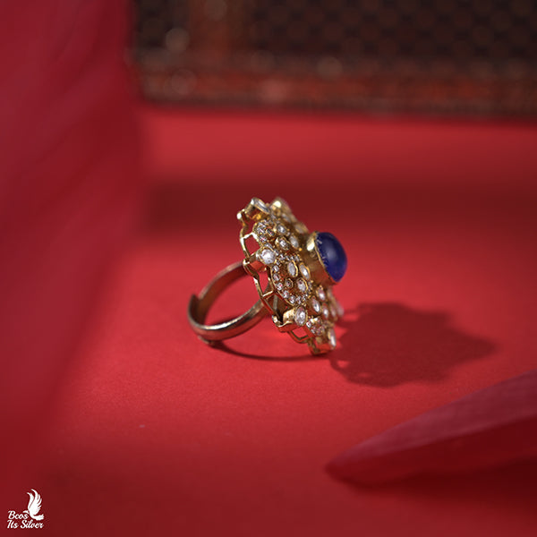 925 Silver Victorian Finger Ring -0930