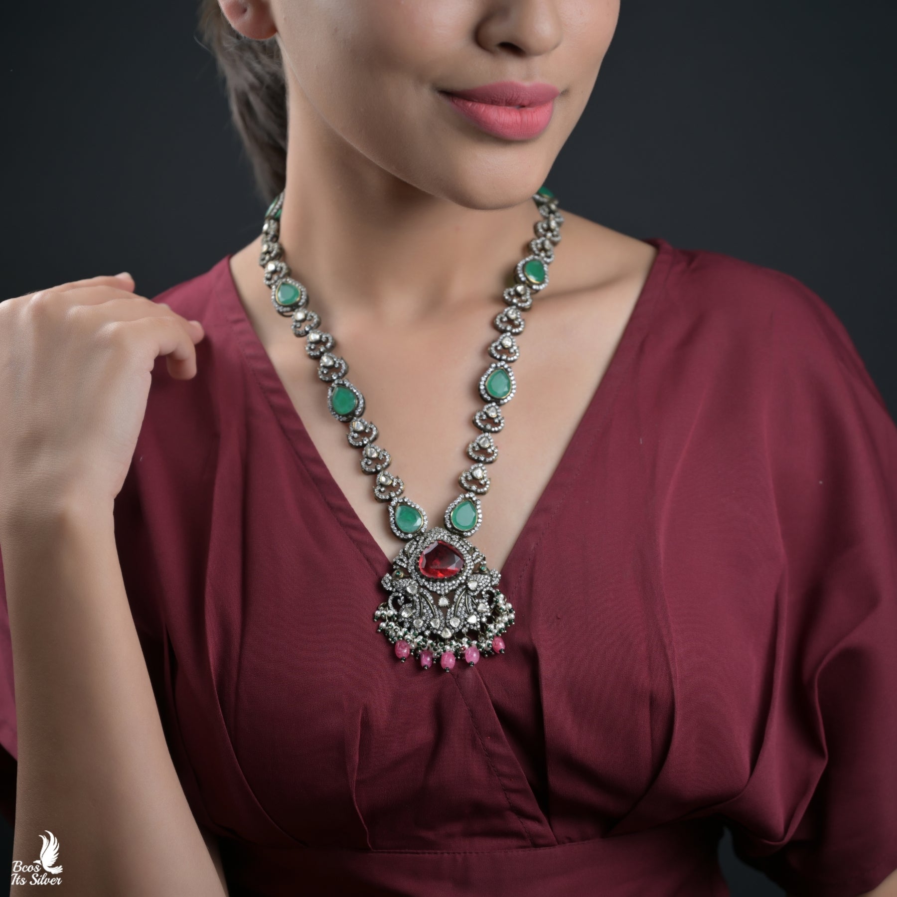 925 Silver Victorian Haram- 5279