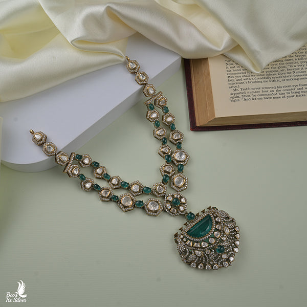 925 Silver Victorian Necklace-0903