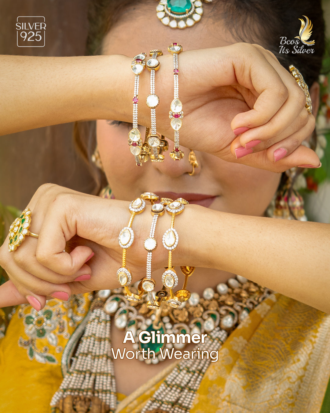 925 Silver Bridal Full Set-1130