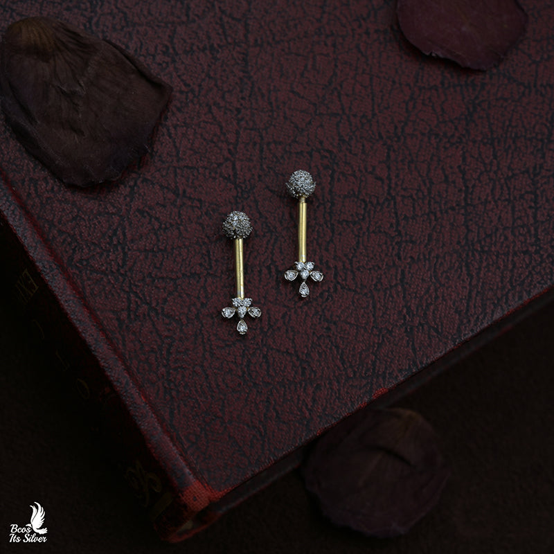 925 Silver Theia Diamond Look Bugadi -8997