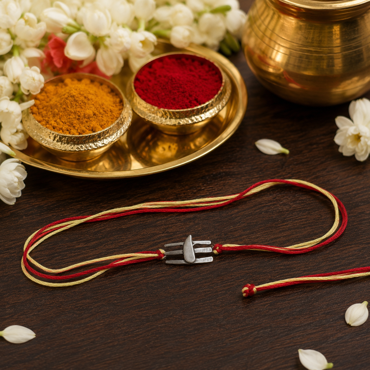 925 Silver Namam Rakhi — 6501