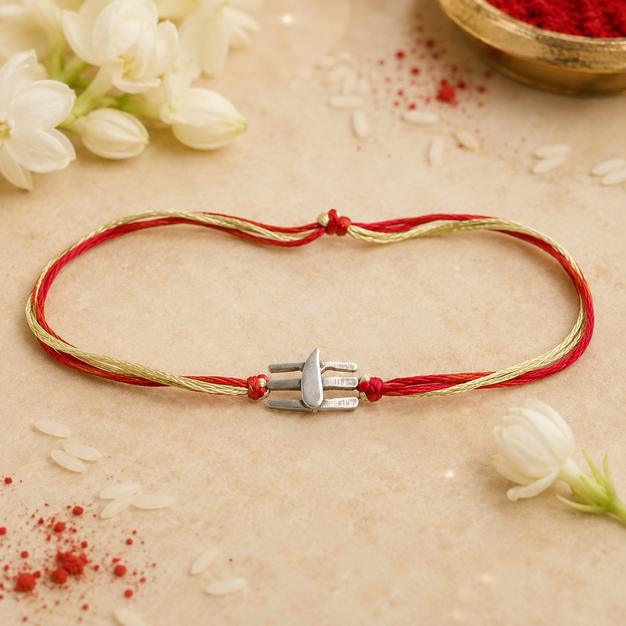 925 Silver Namam Rakhi — 6501