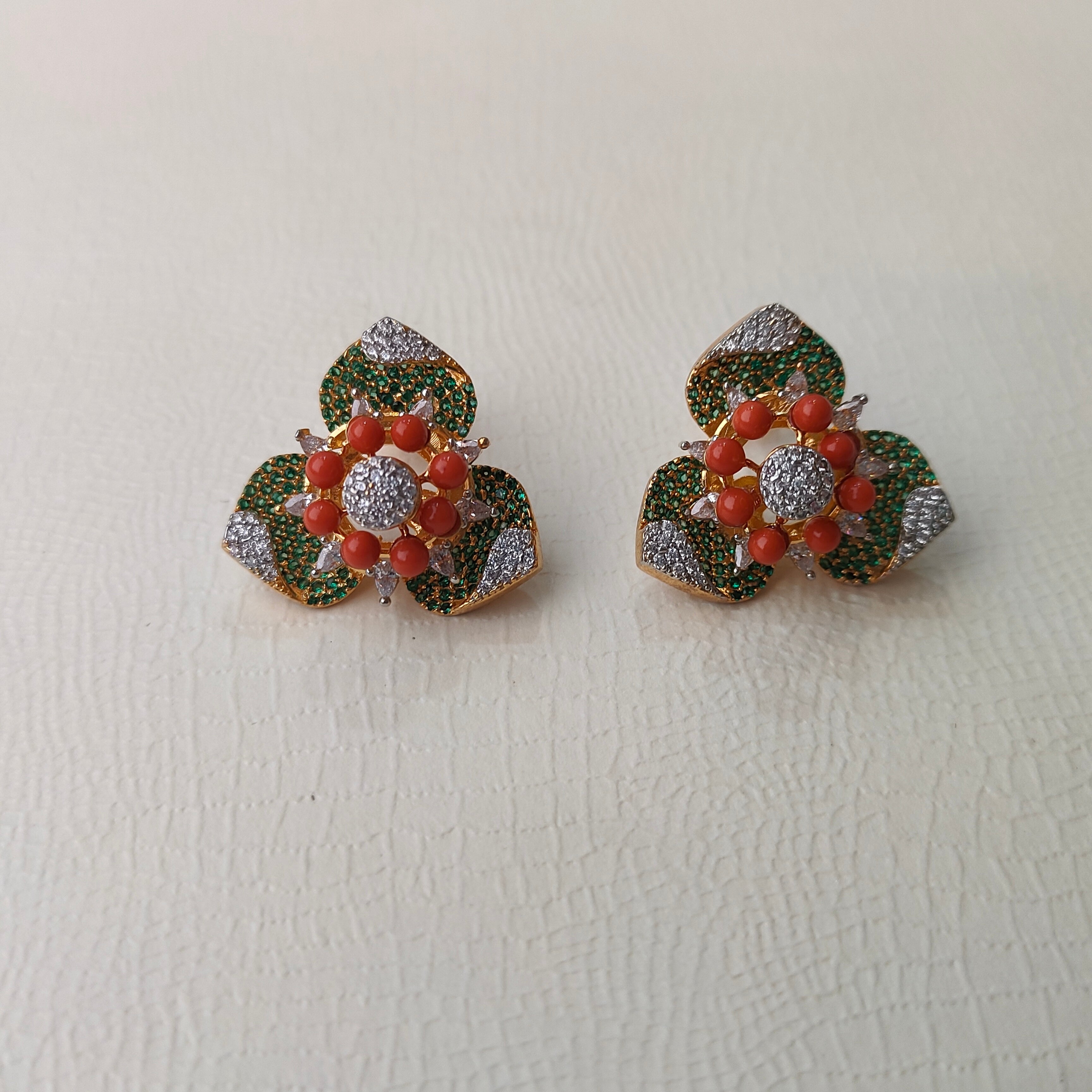 925 Silver Floral Pendant set-1479