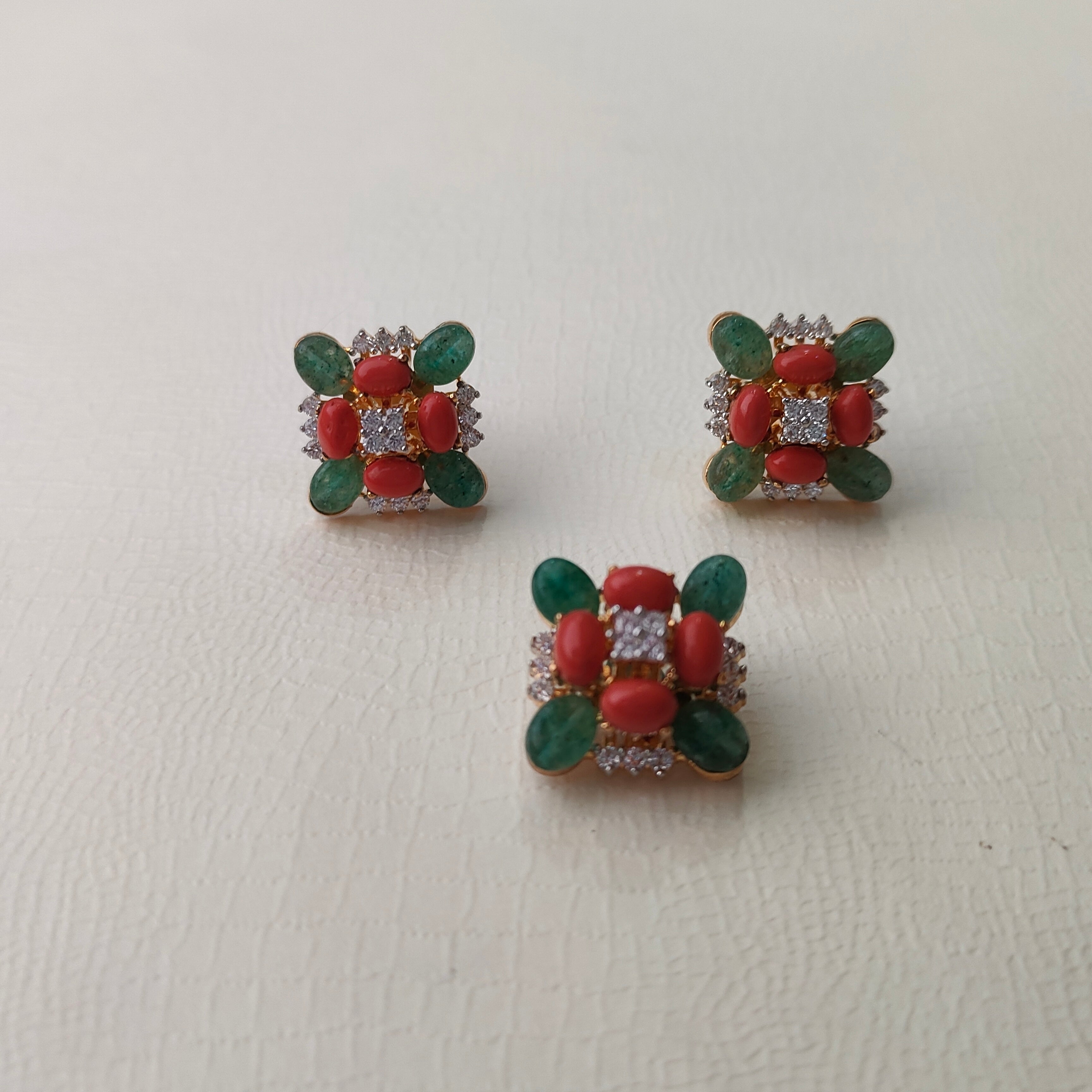 925 Silver Floral Pendant set-1480