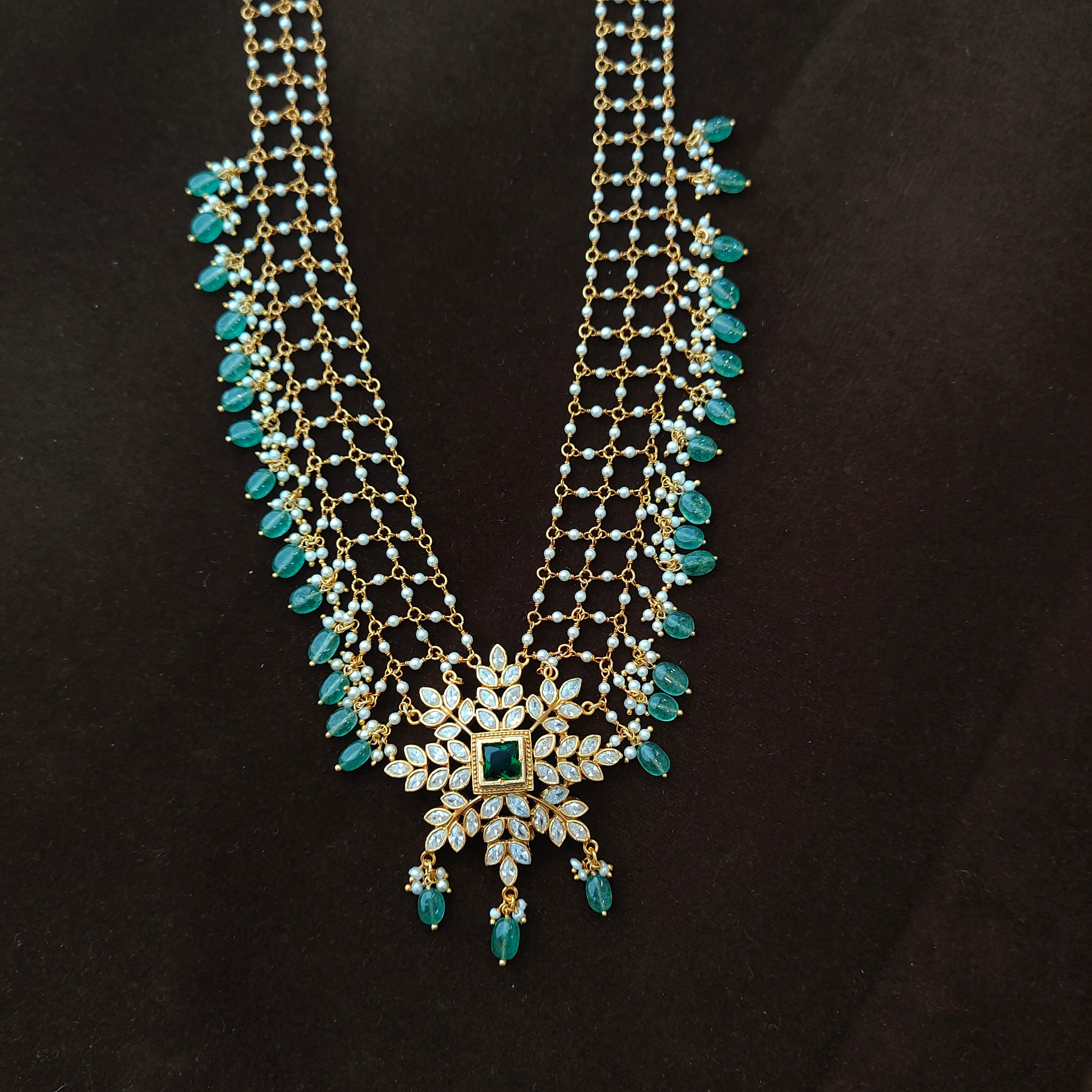 925 Silver Gold Plated Flower beads Haram-1346