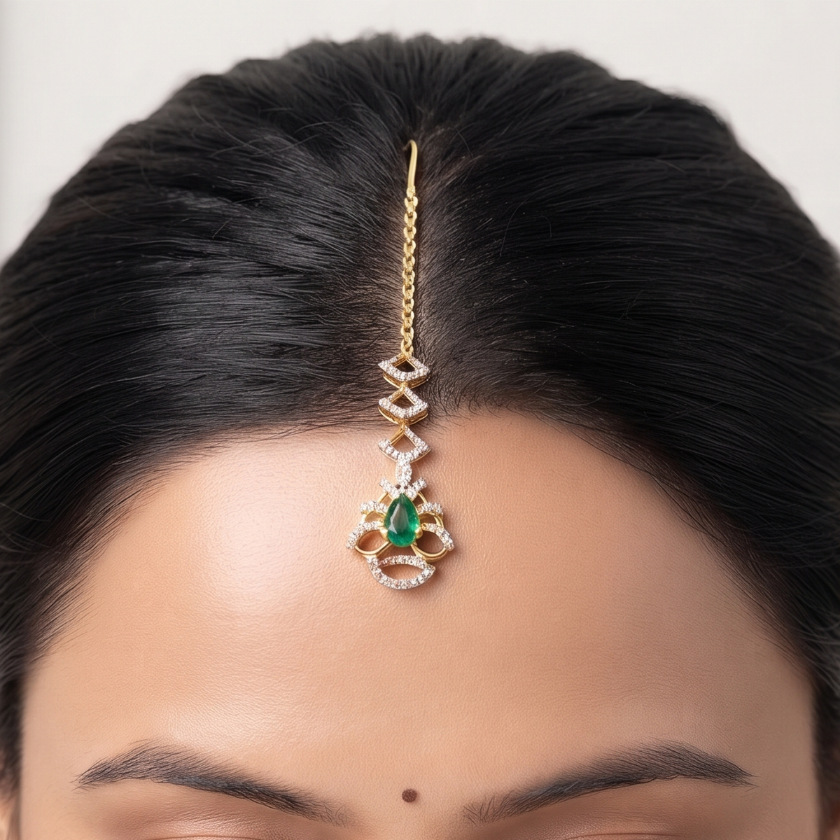 Theia Diamond look 925 silver kavitha tikka - 2024