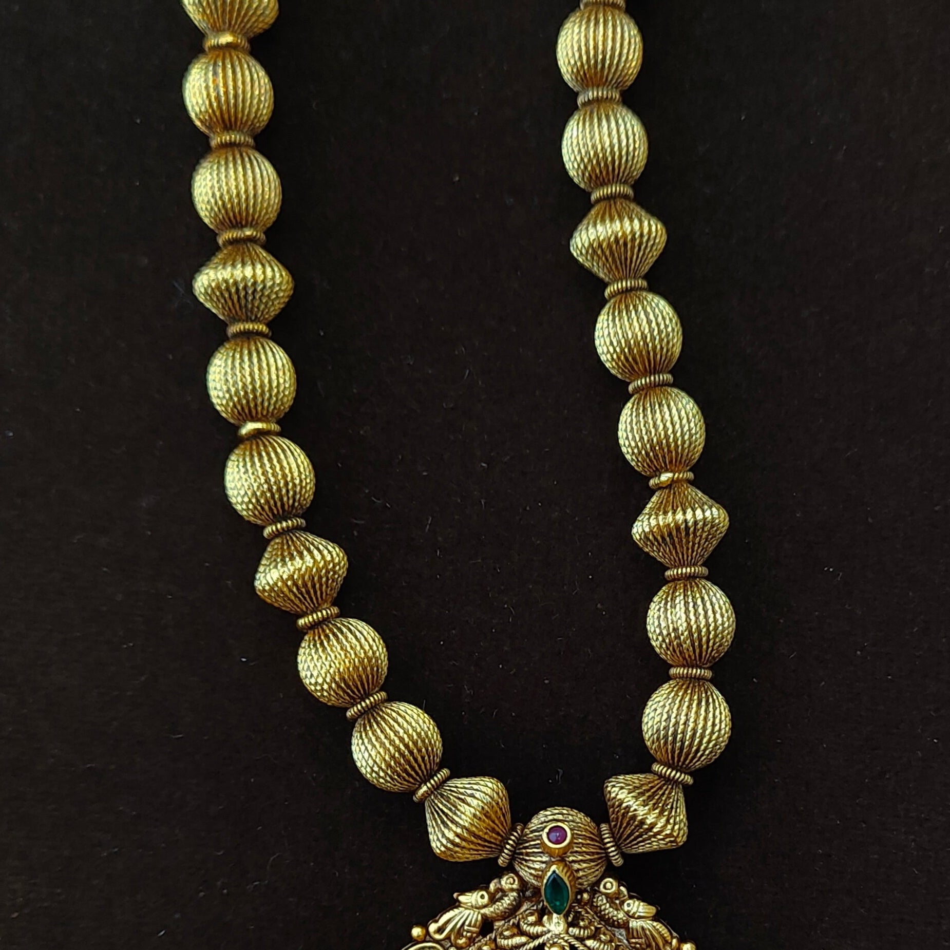 925 Silver Gold Plated Haram-1395