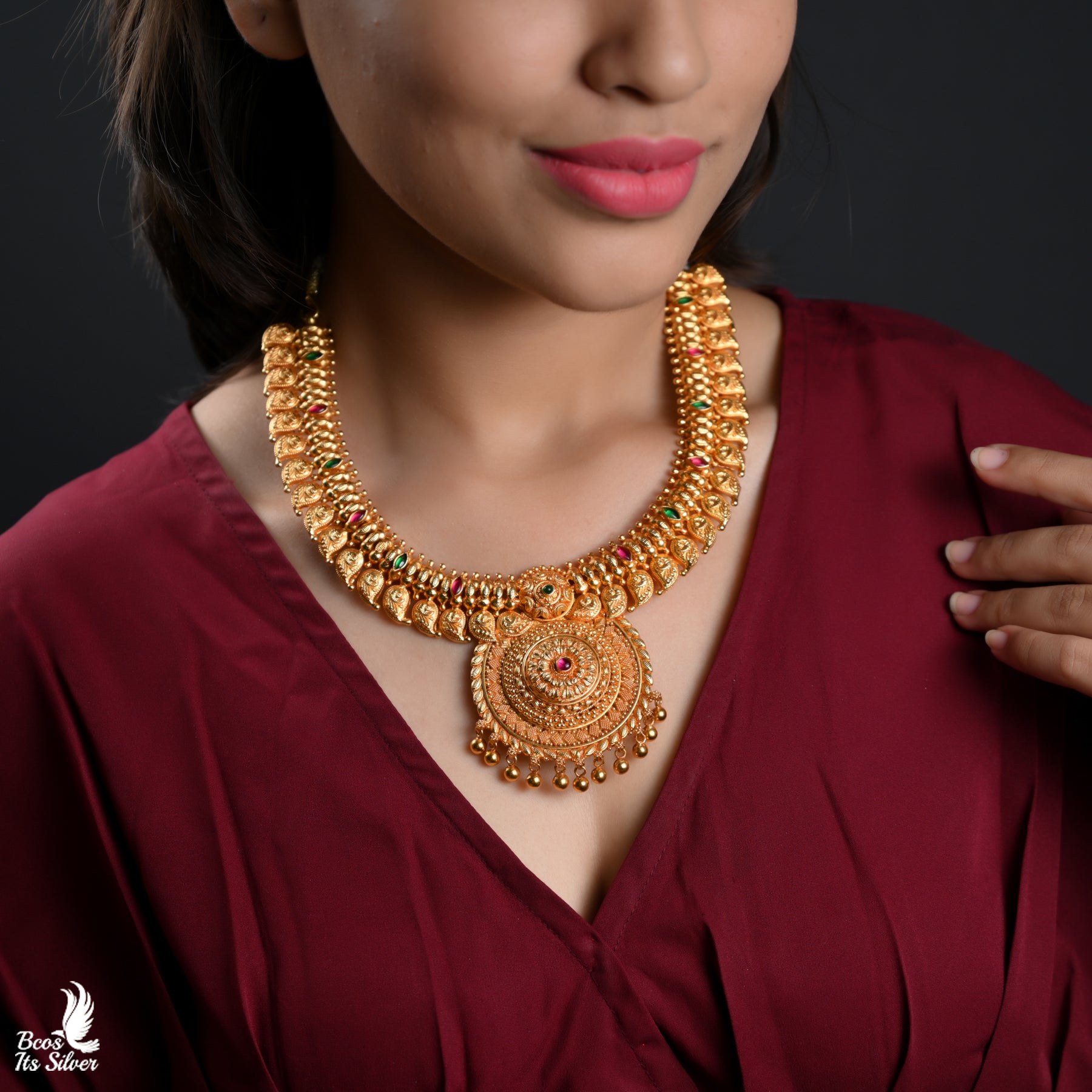 Gold Plated Nakash Necklace - 5808