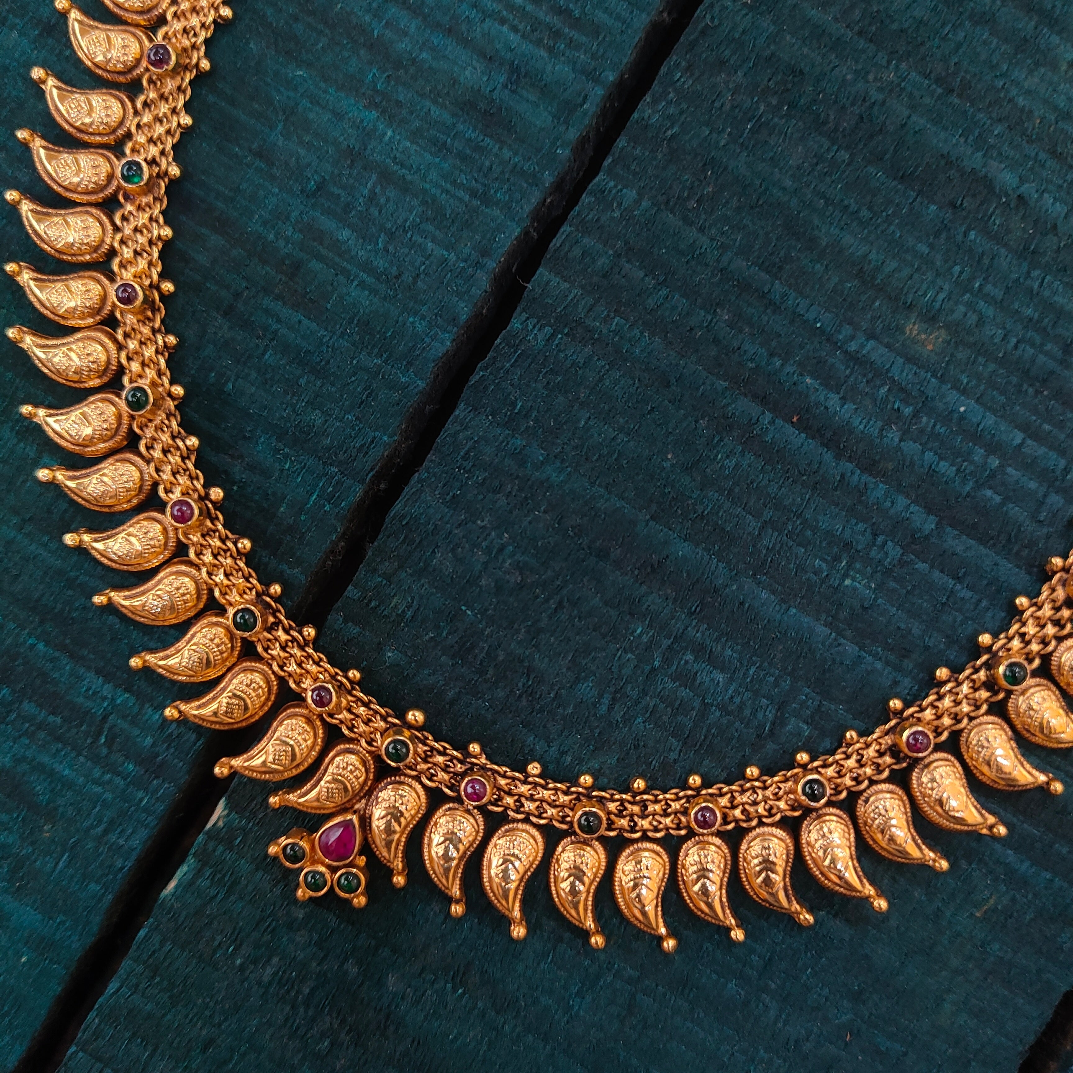 925 Silver Gold Plated Necklace - 4119