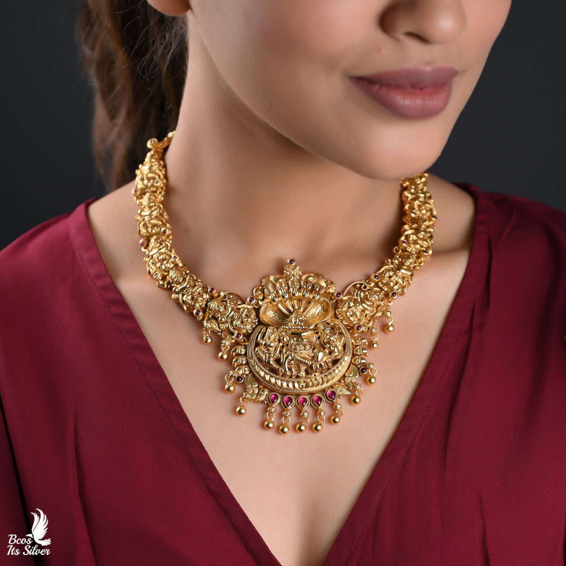 Gold Plated Neckpiece - 4959