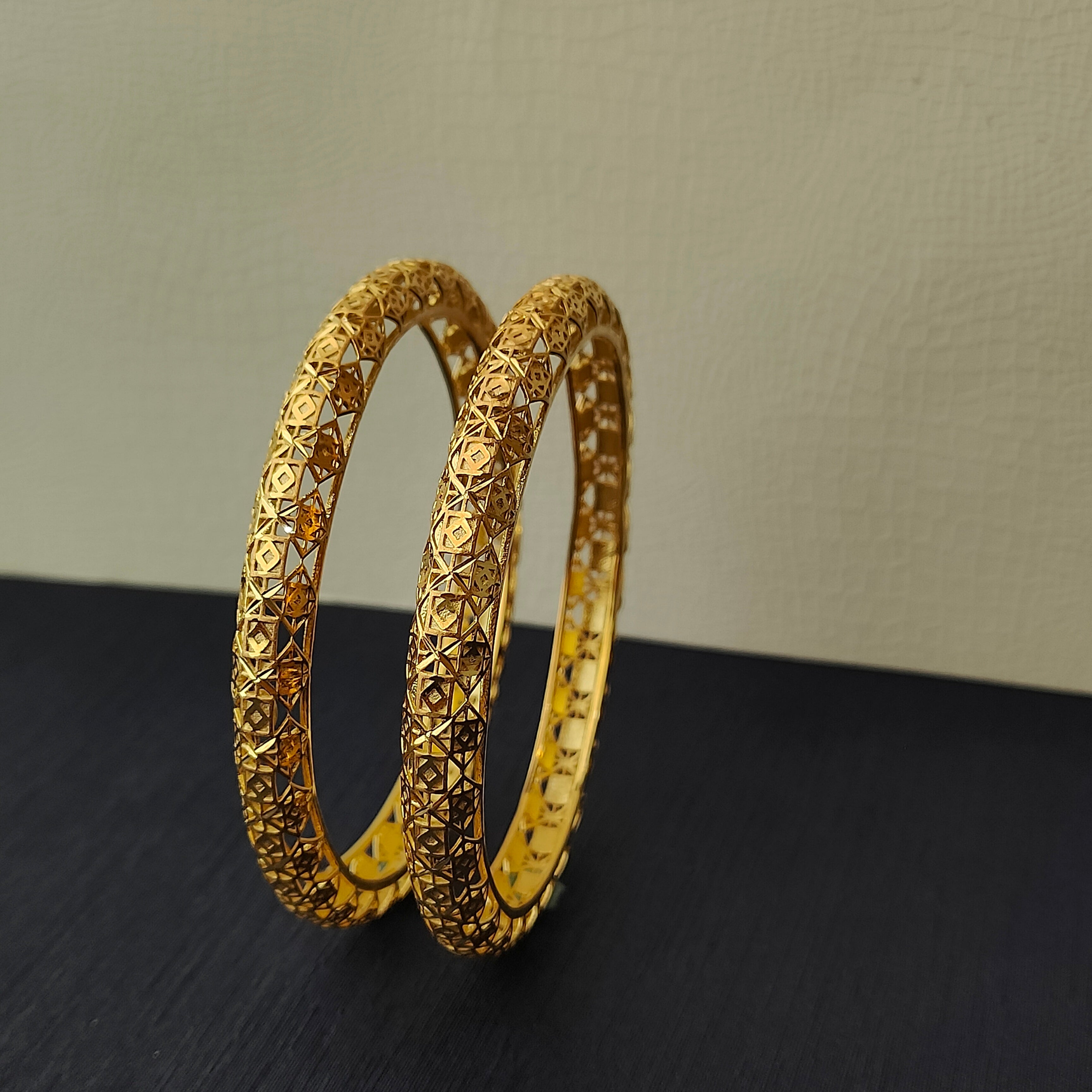 925 Silver Plain Turkish Bangle-1366 - Size 2.6