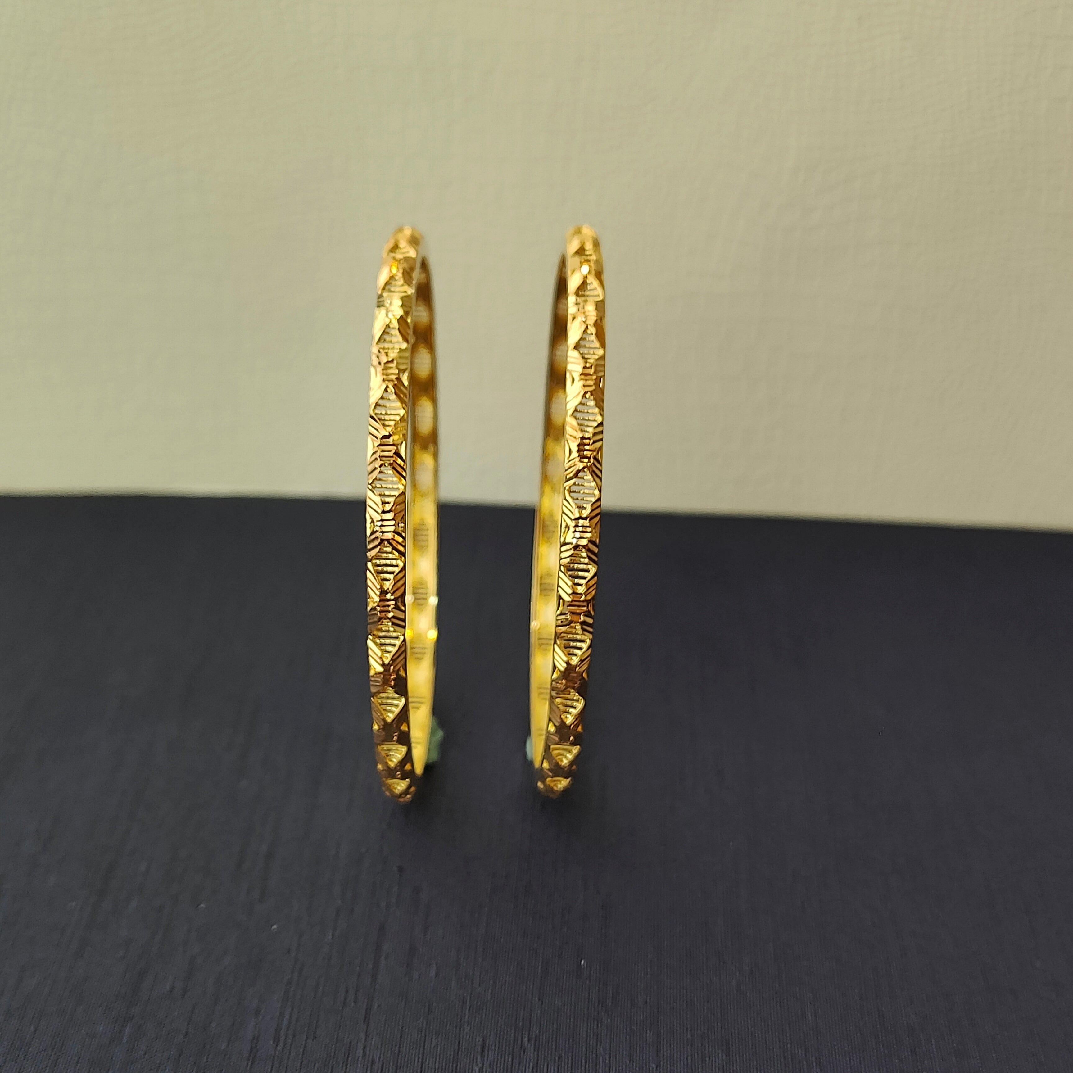 925 Silver Plain Turkish Bangle-1363 - Size 2.6