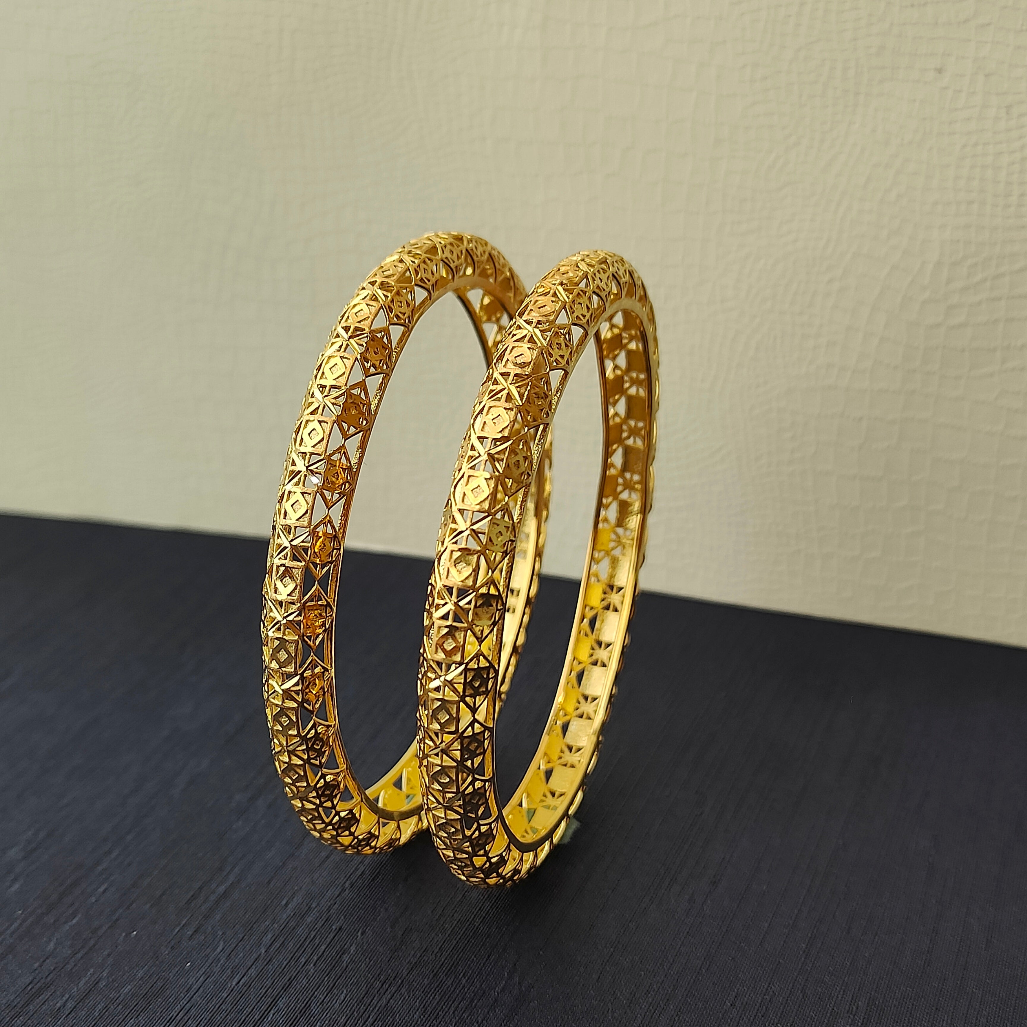 925 Silver Plain Turkish Bangle-1366 - Size 2.6