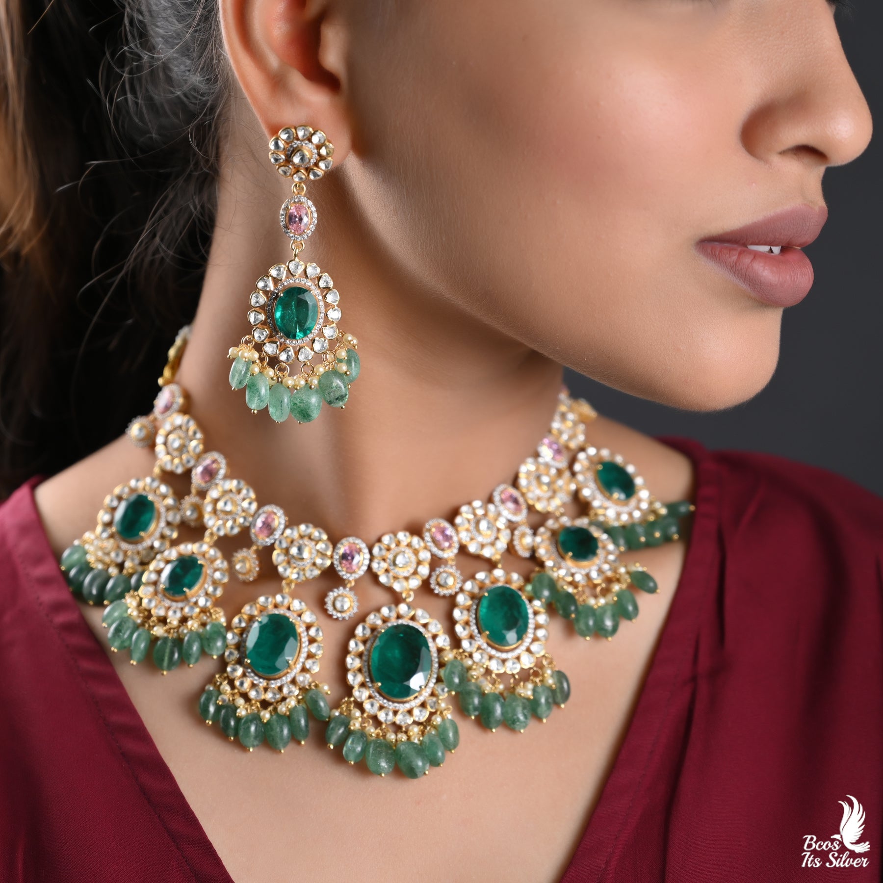 Gold Plated Victorian Neckpiece - 4726