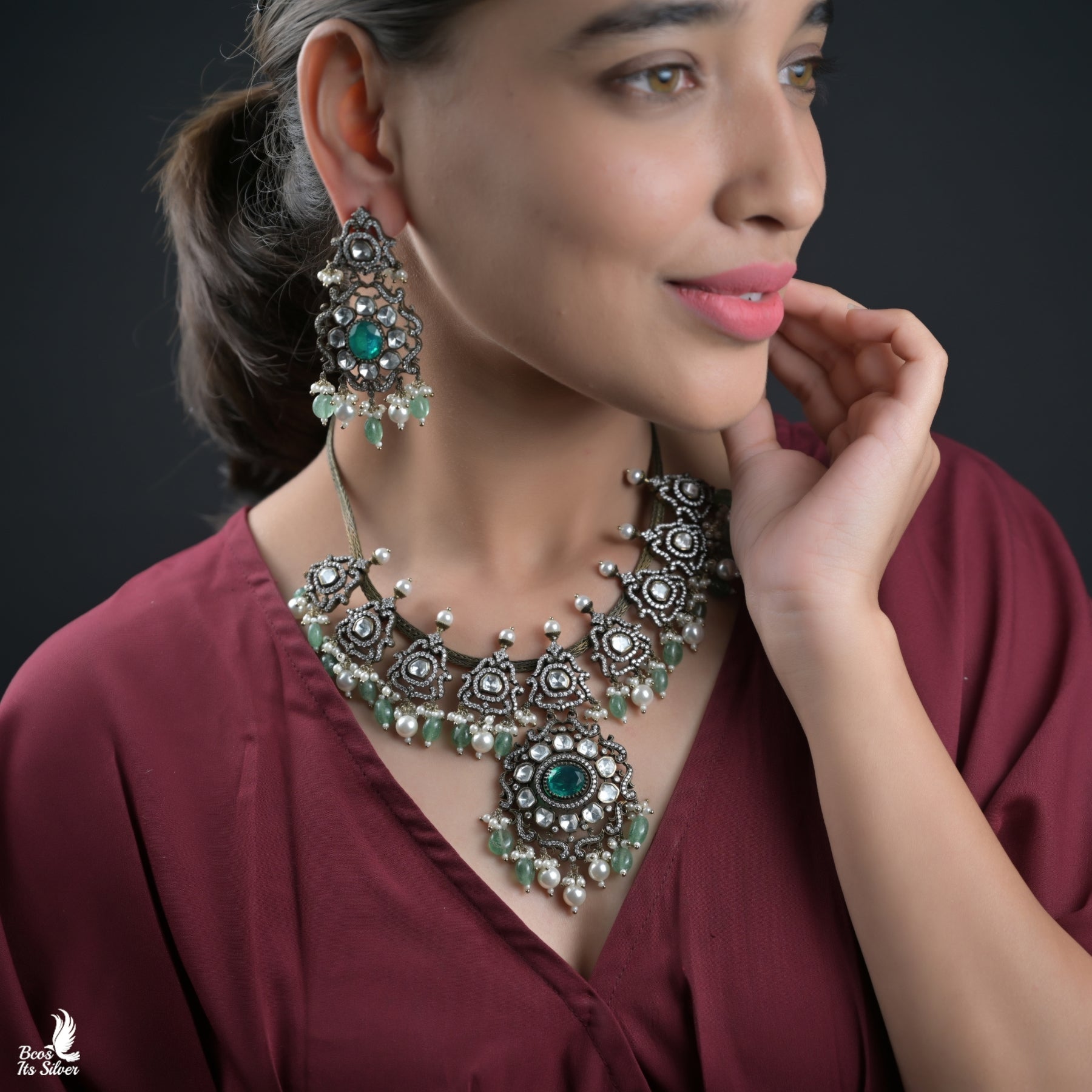 Gold Plated Victorian Neckpiece - 5278