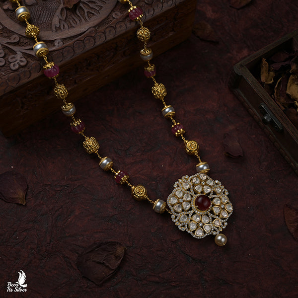 925 Gold Plated beads Haram -1020
