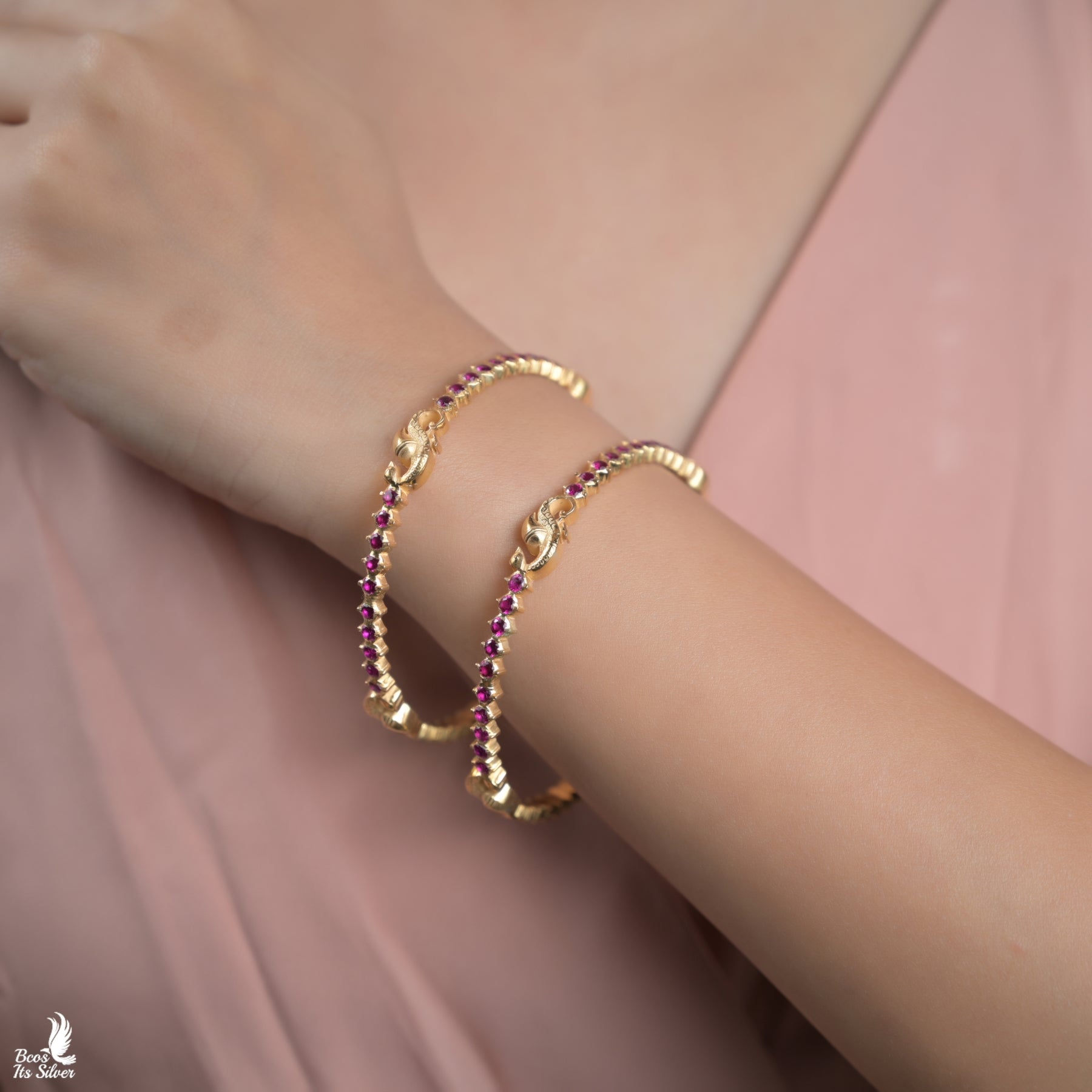 Gold plated Bangle - 6939