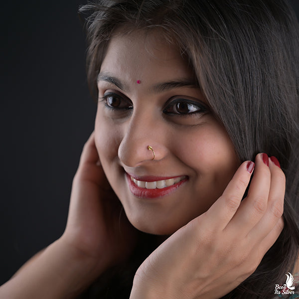 Gold plated NoseRing -0205
