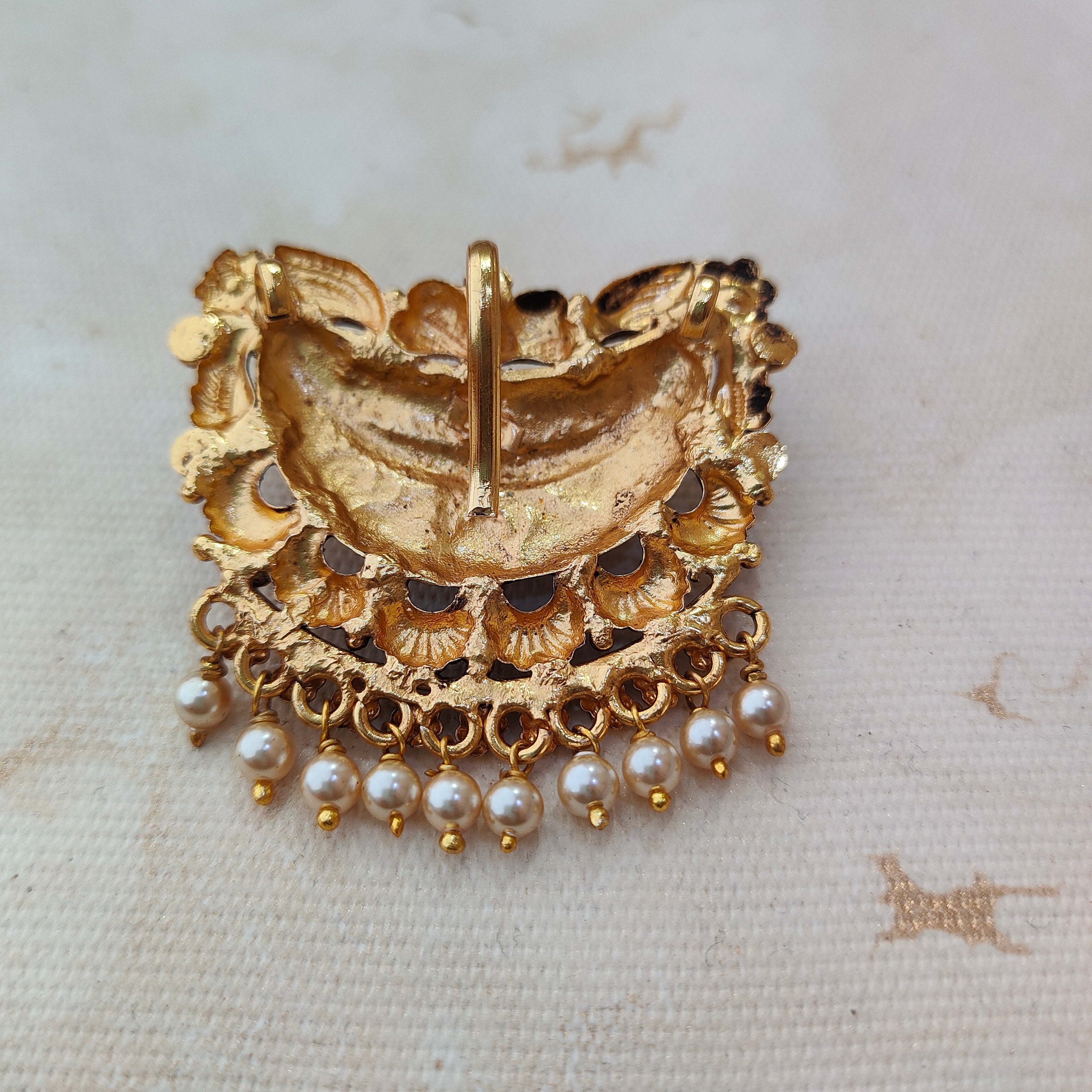 925 Silver Gold plated Pendant-1359