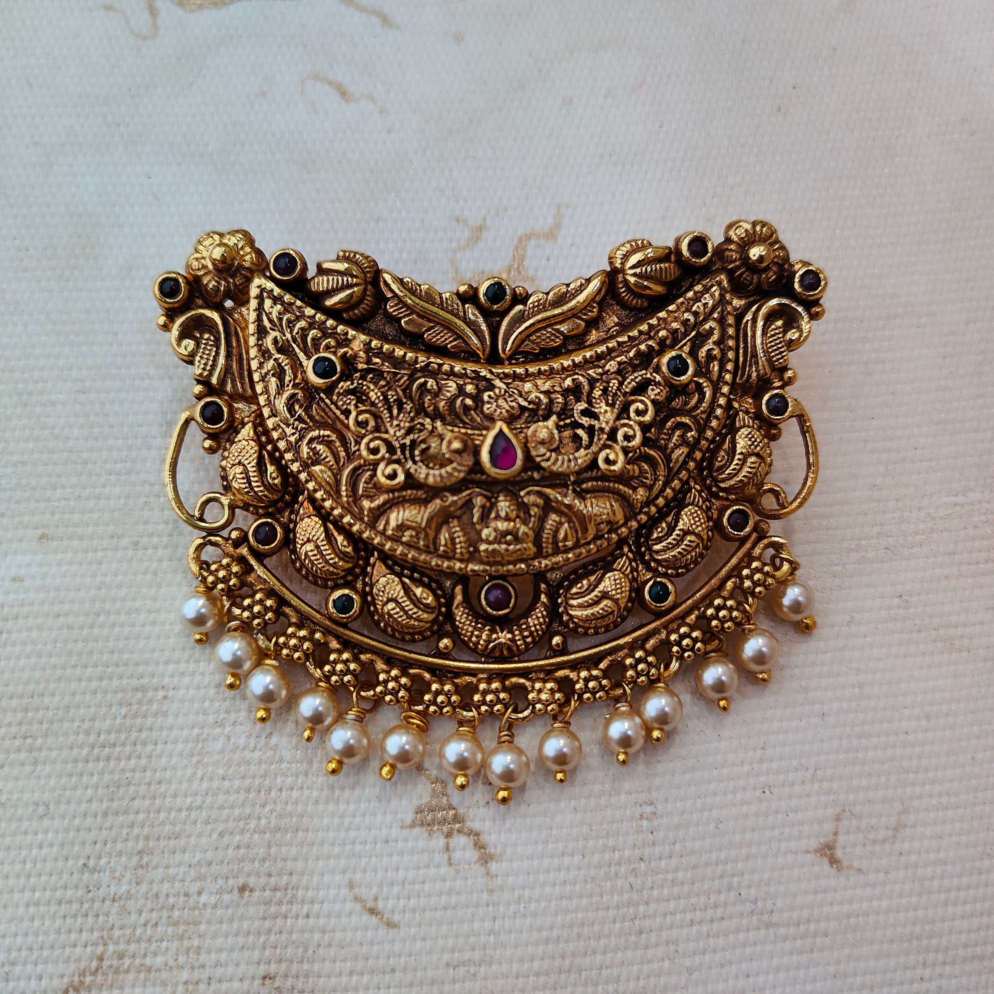 925 Silver Gold plated Pendant-1360