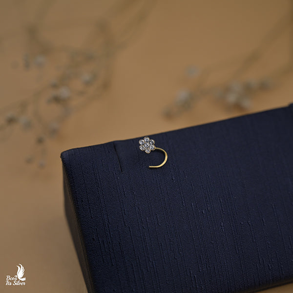 Goldplated nosepin wiretype- 0406