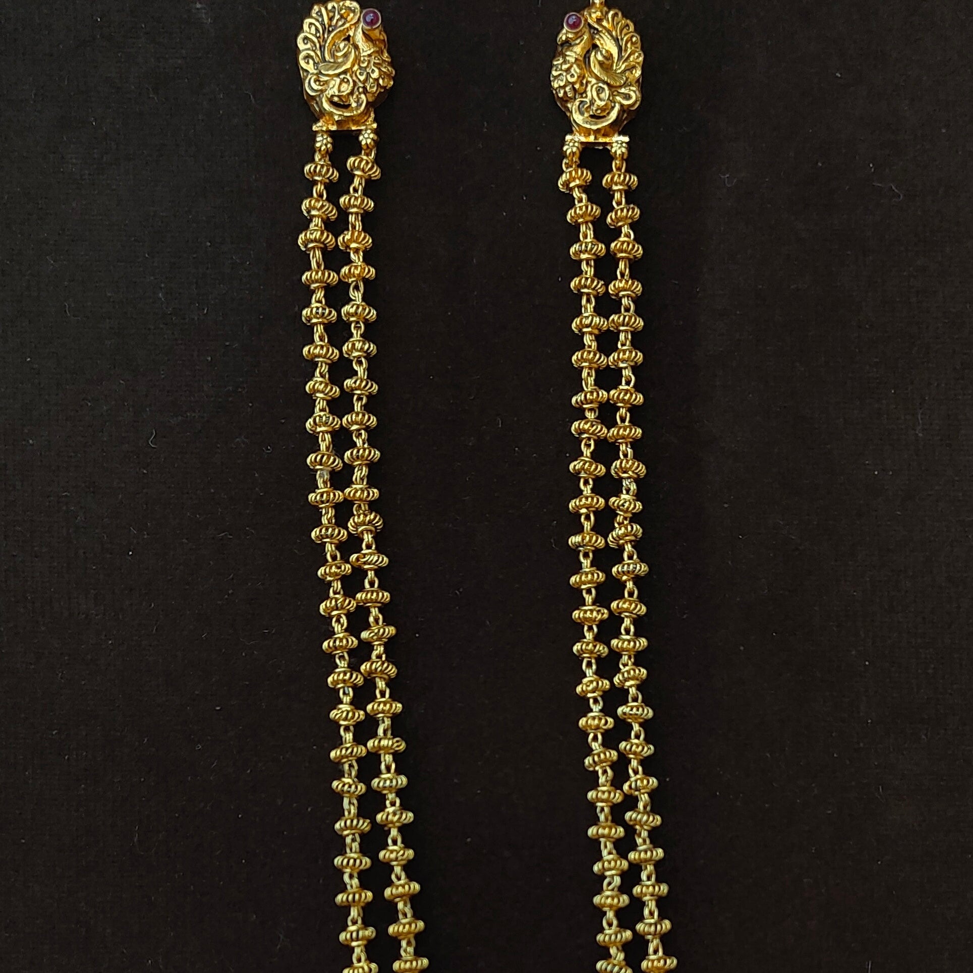 925 Silver Nakshi Chain with pendant Haram-1340