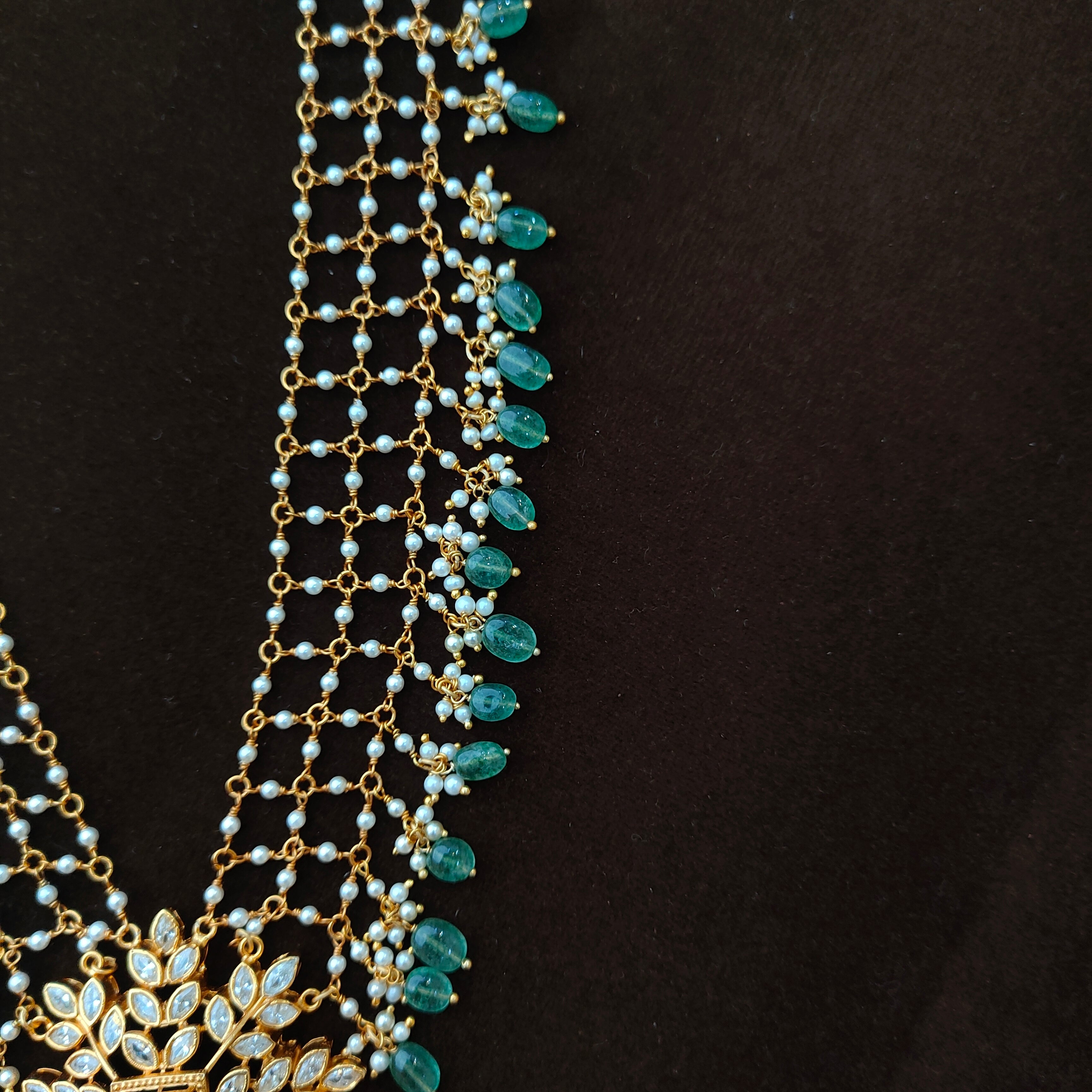 925 Silver Gold Plated Flower beads Haram-1346