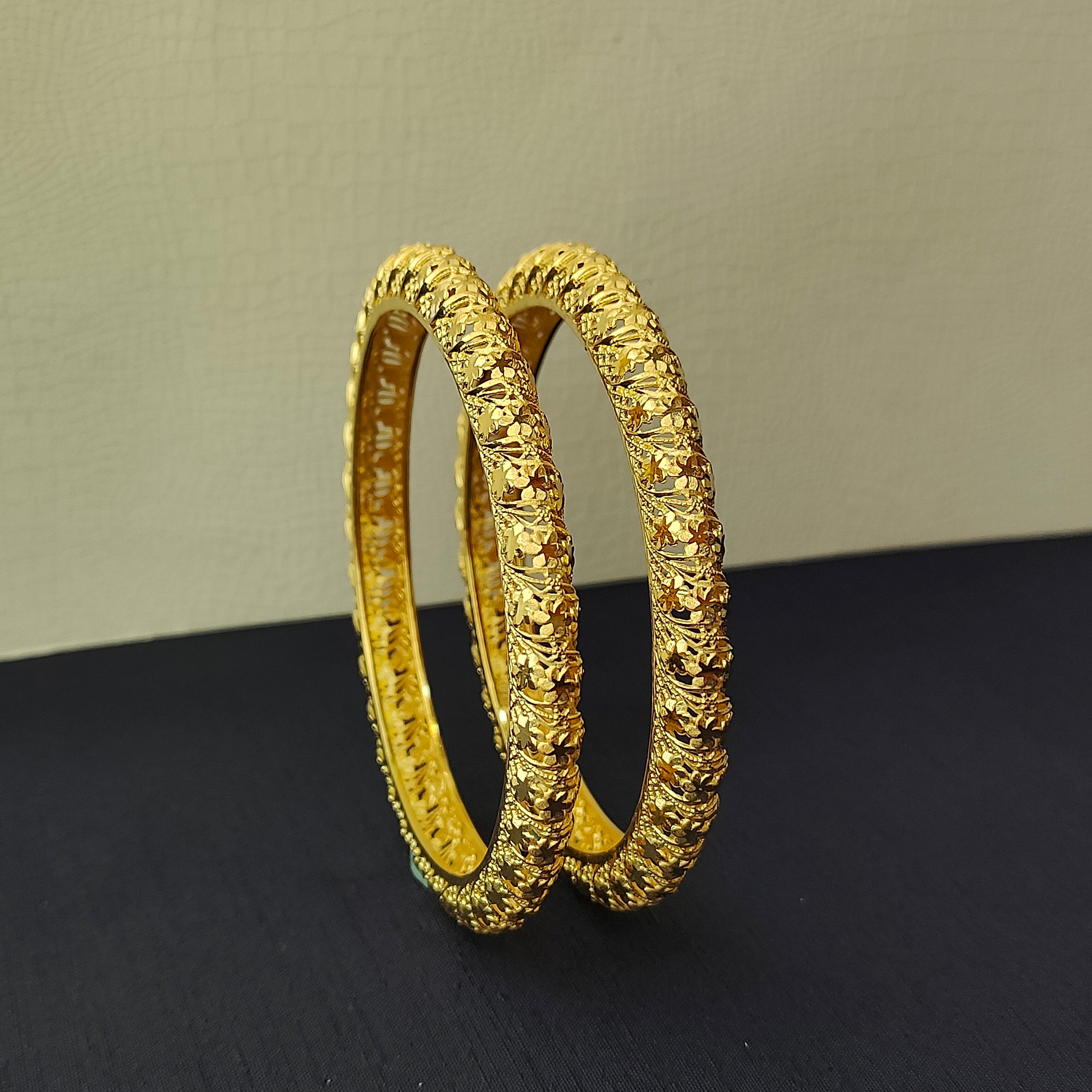 925 Silver Plain Turkish Bangle-1365 - Size 2.6