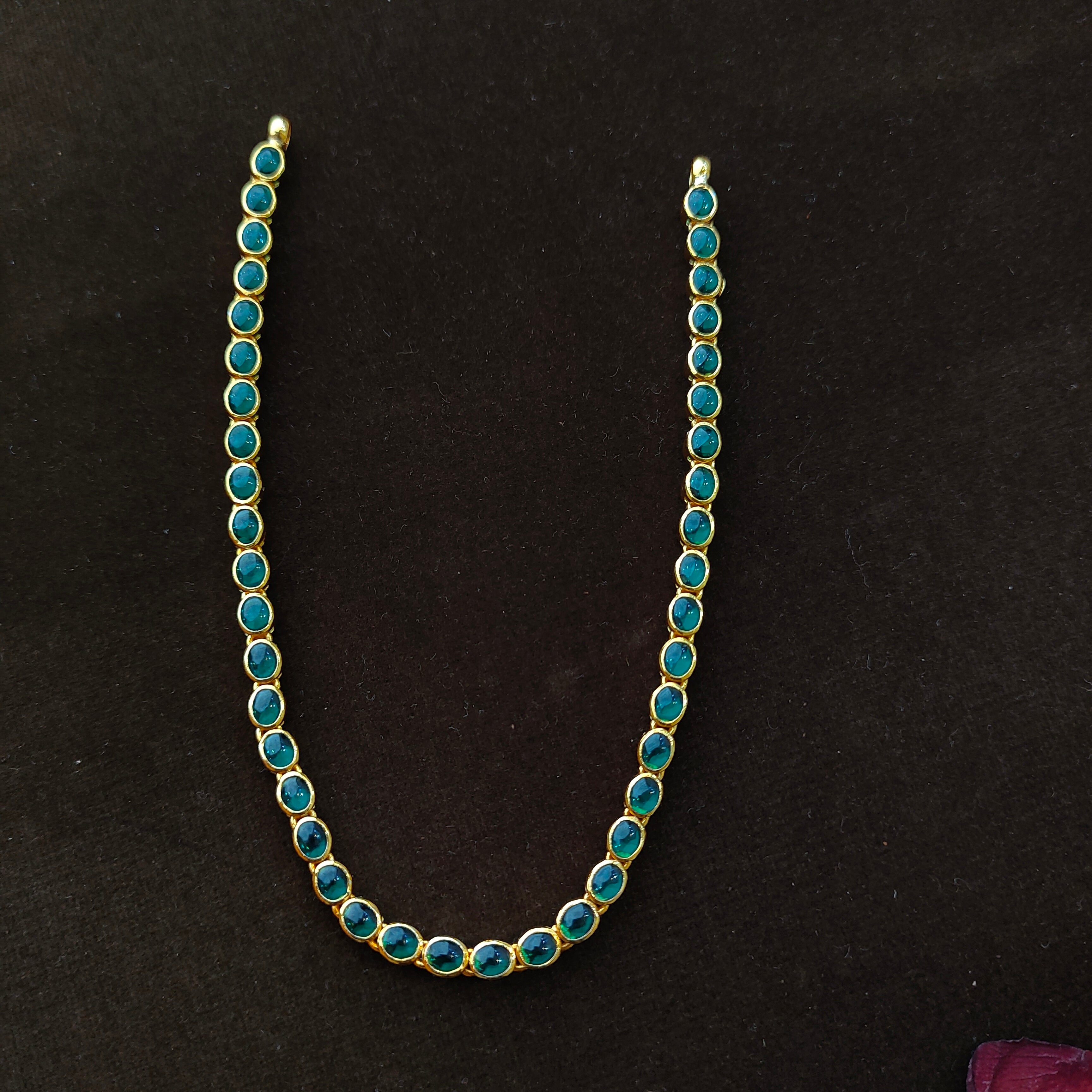 925 Gold Plated Reversable Neckpiece -1386