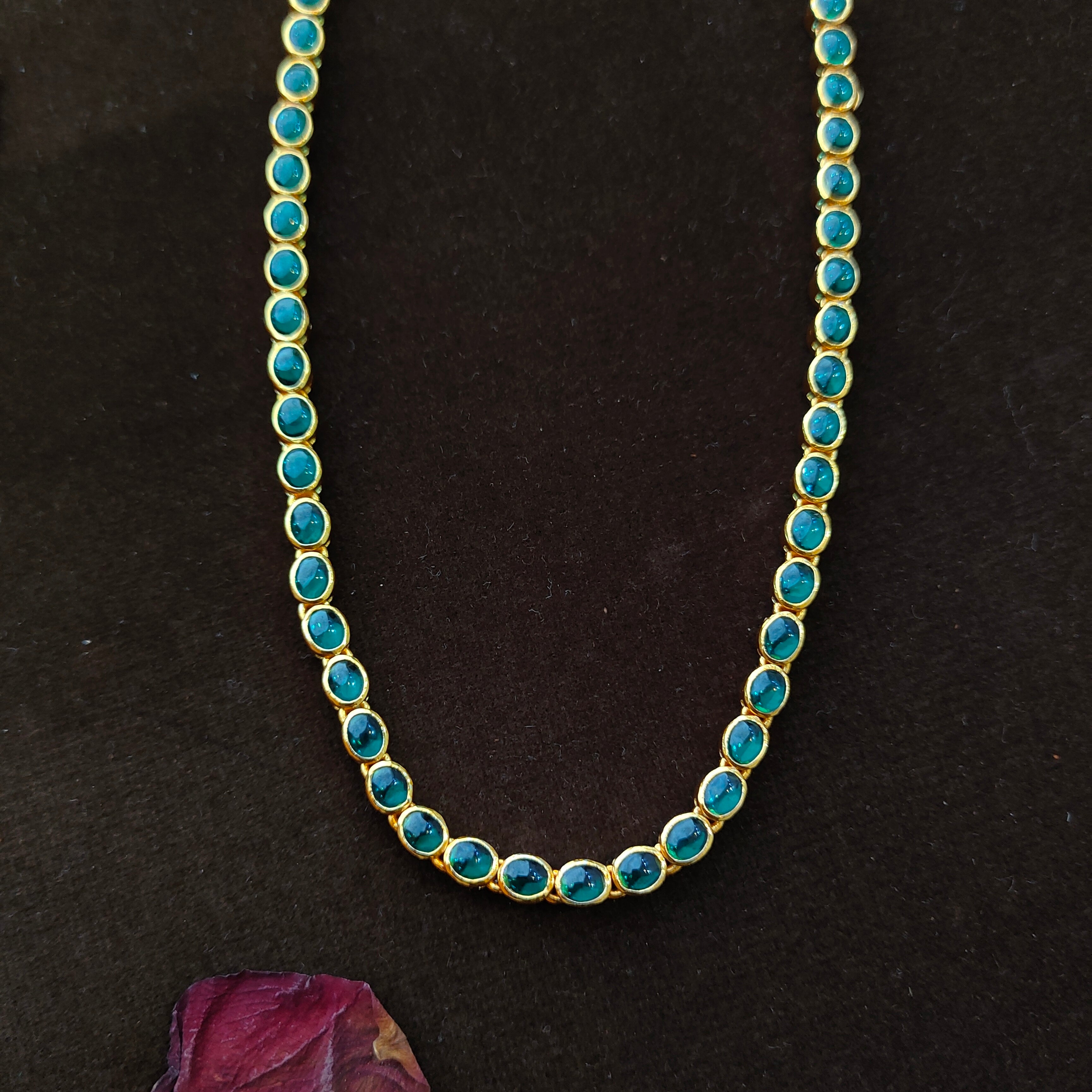 925 Gold Plated Reversable Neckpiece -1386