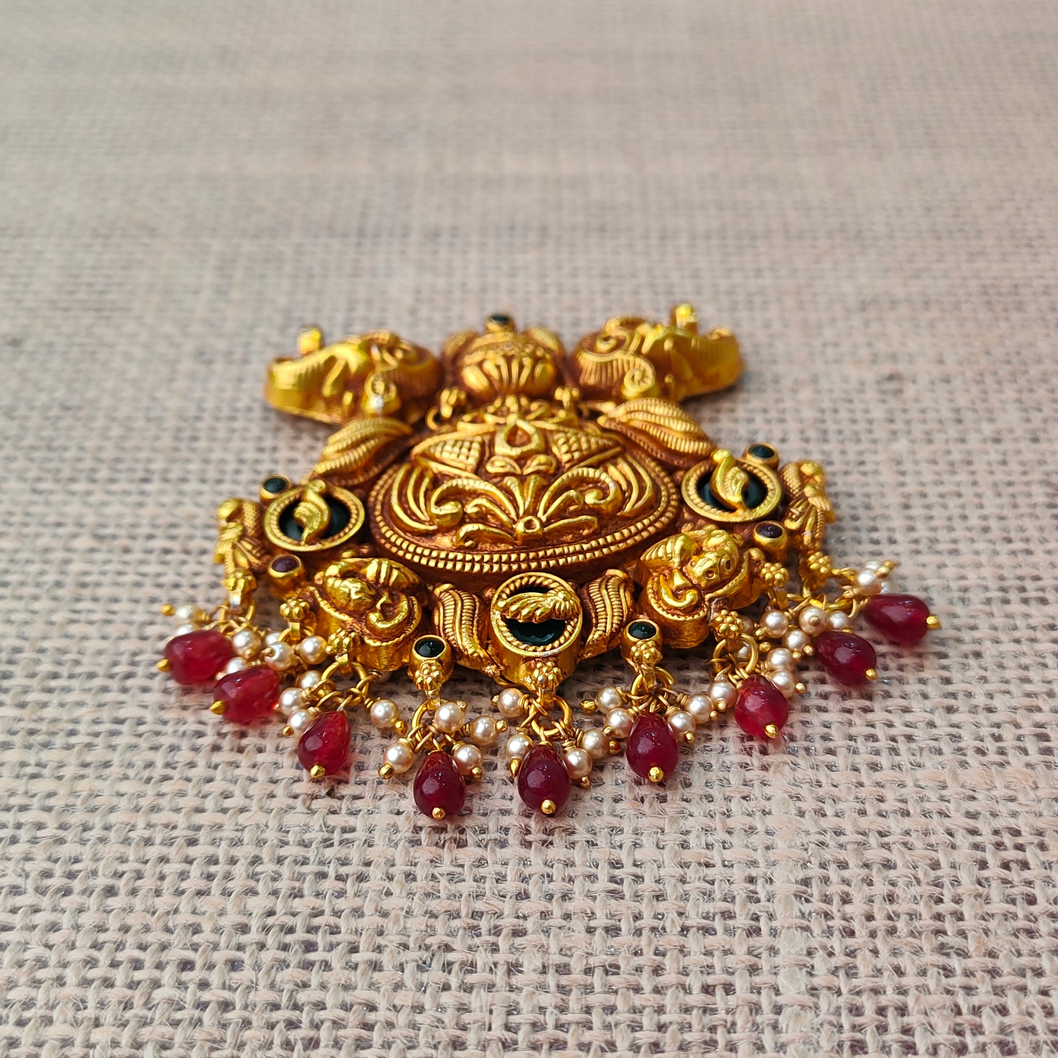 925 Silver Gold plated Pendant-5583