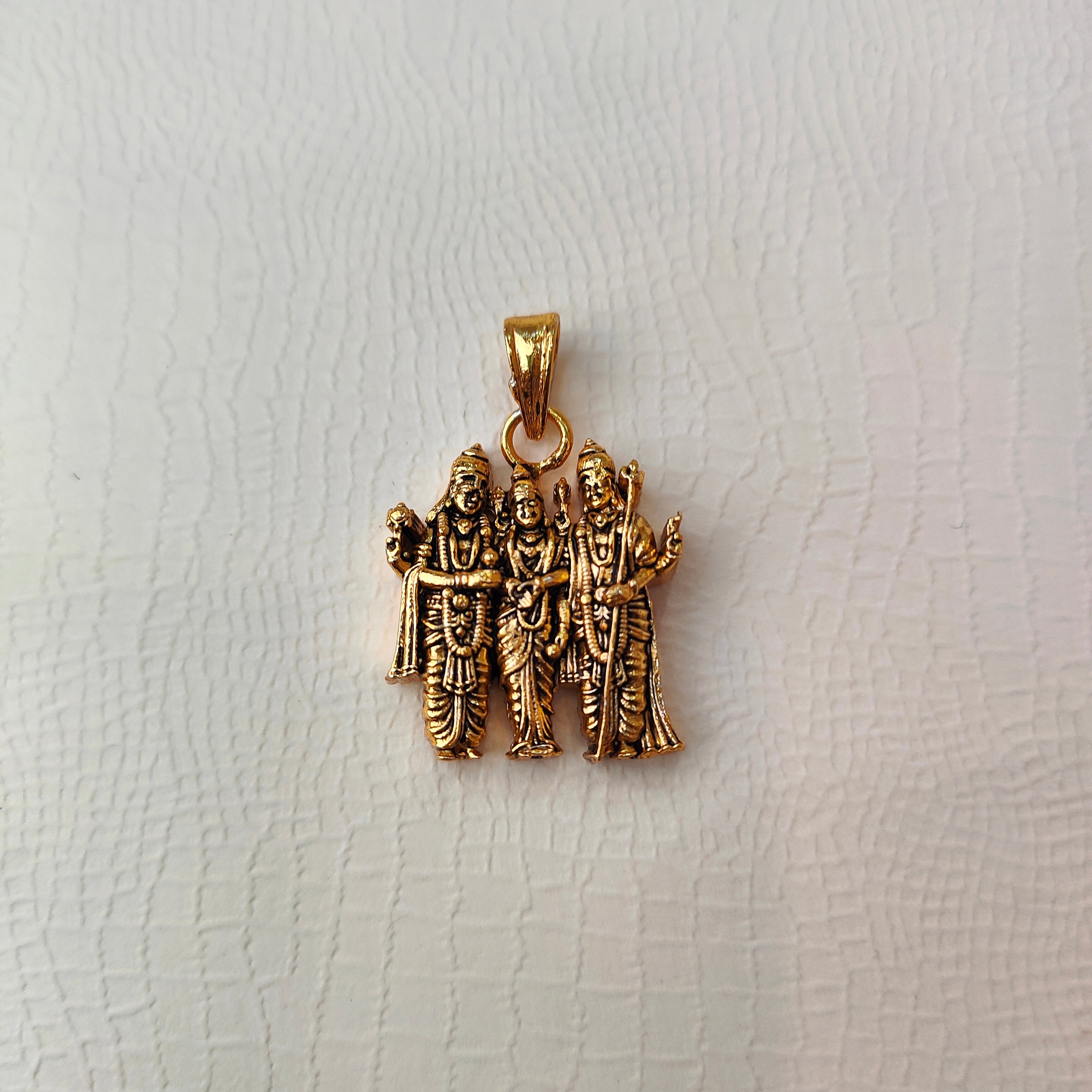 925 Silver Ram Sita Lakshmana Pendant-0067