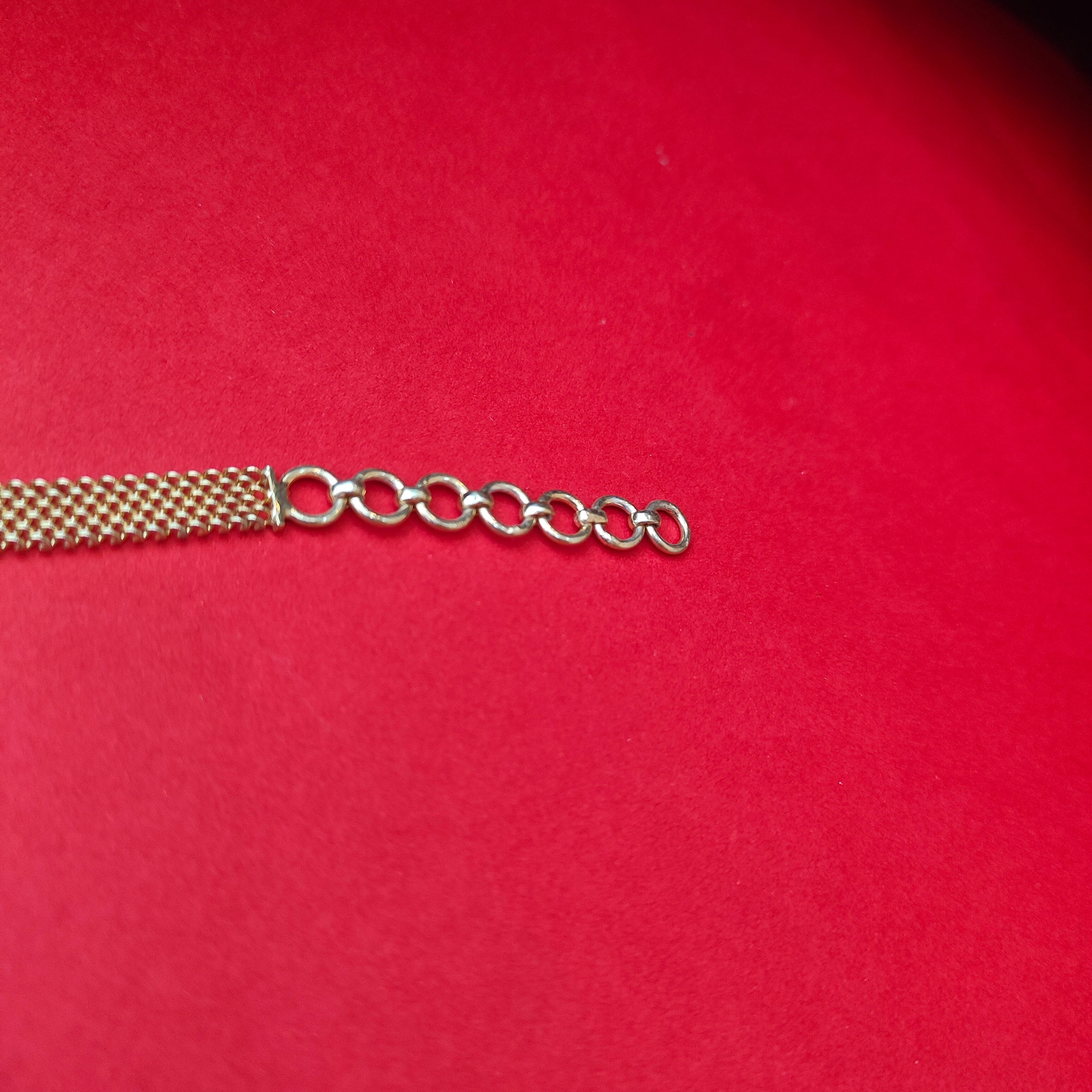 925 Silver Theia Diamond Look choker -5920