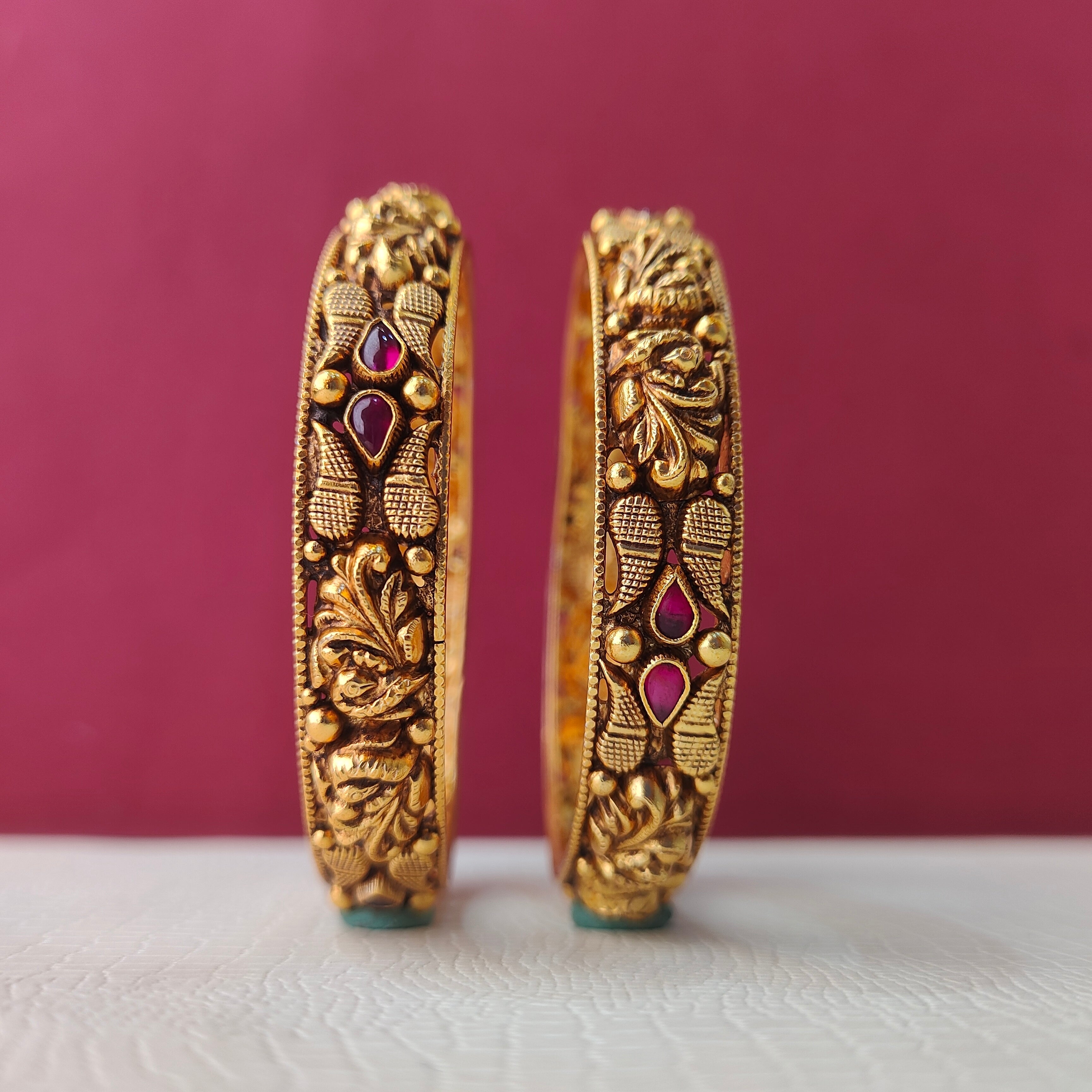 925 Silver Nakshi Bangle-0010