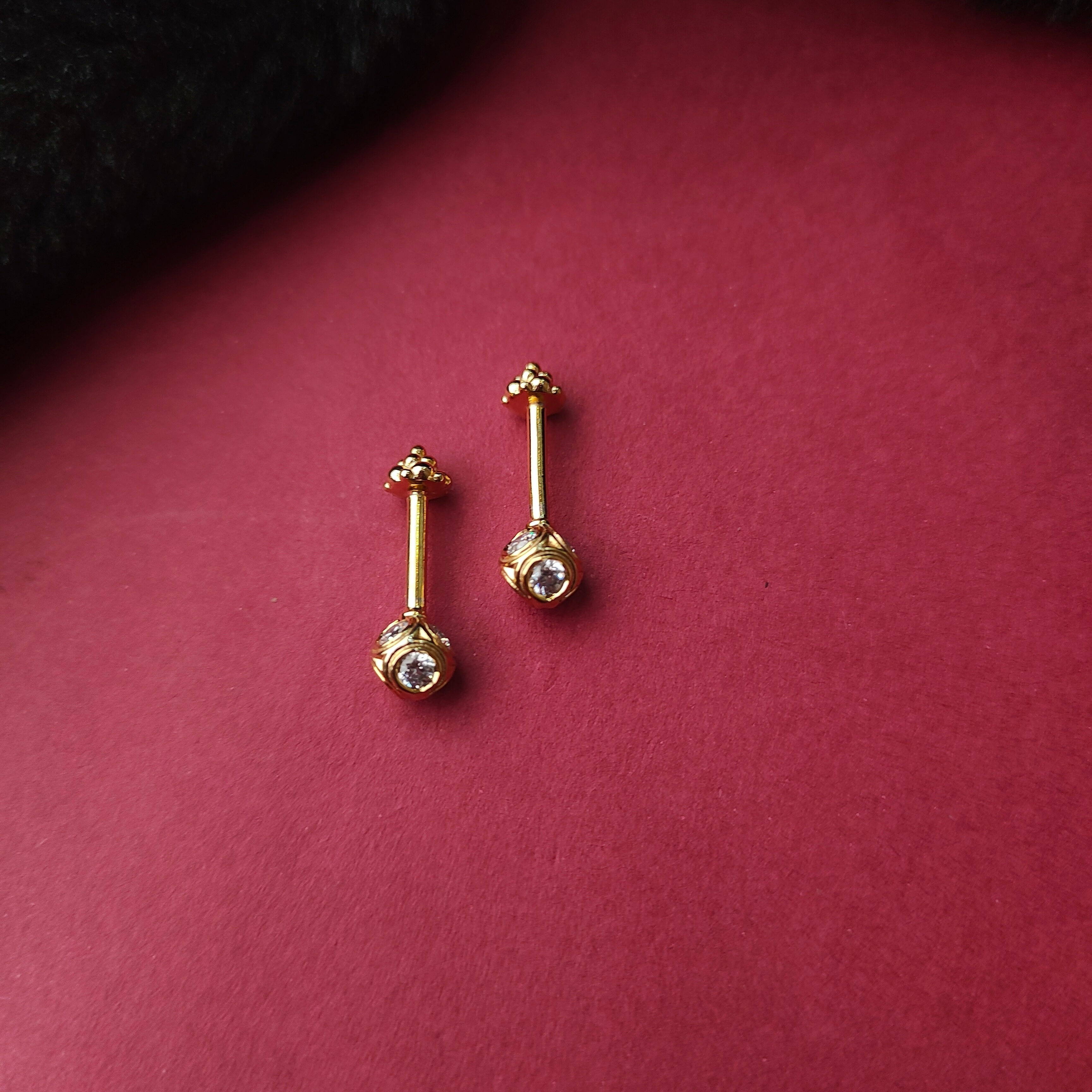 925 Silver Gold Plated Bugadi -1340