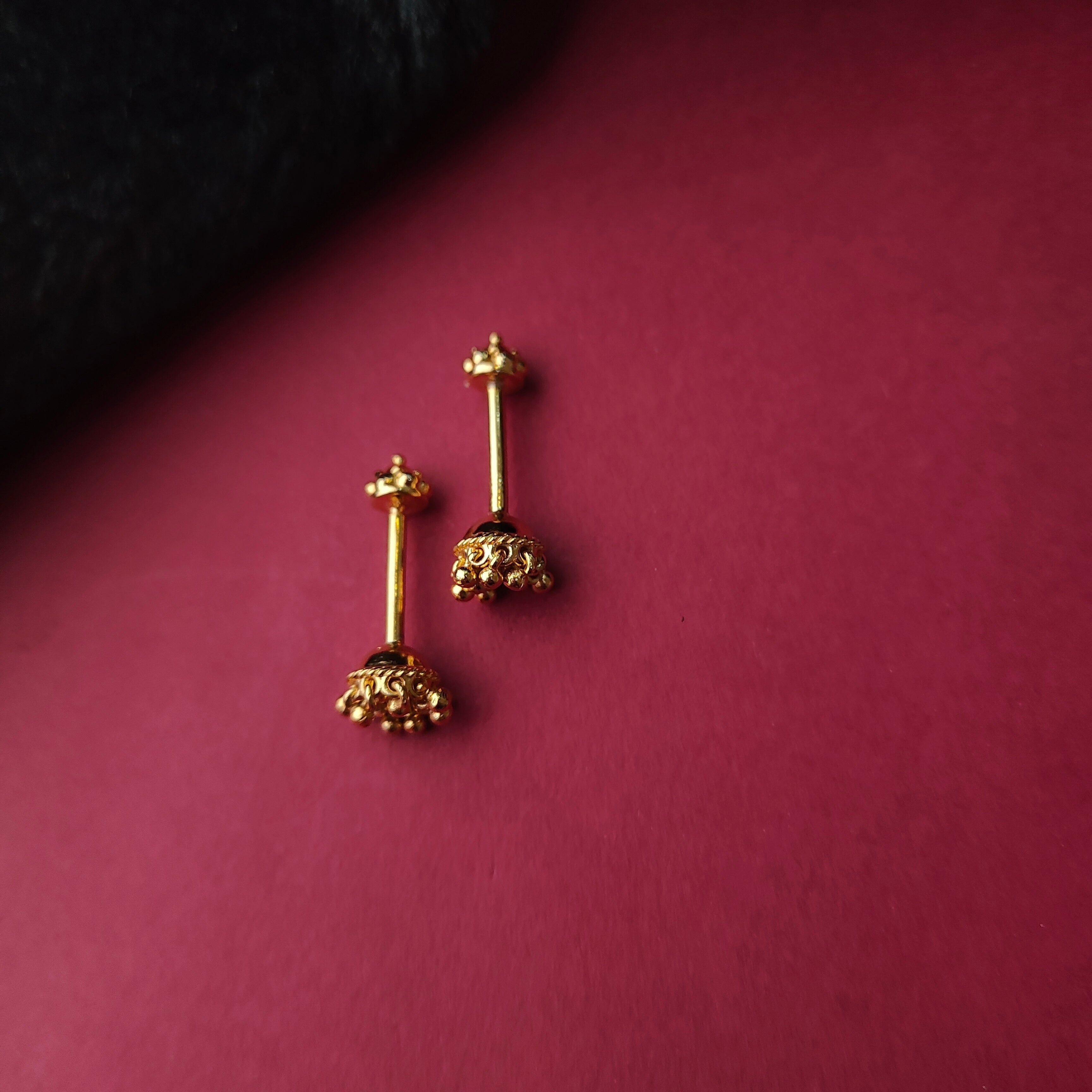 925 Silver Gold Plated Bugadi -1344