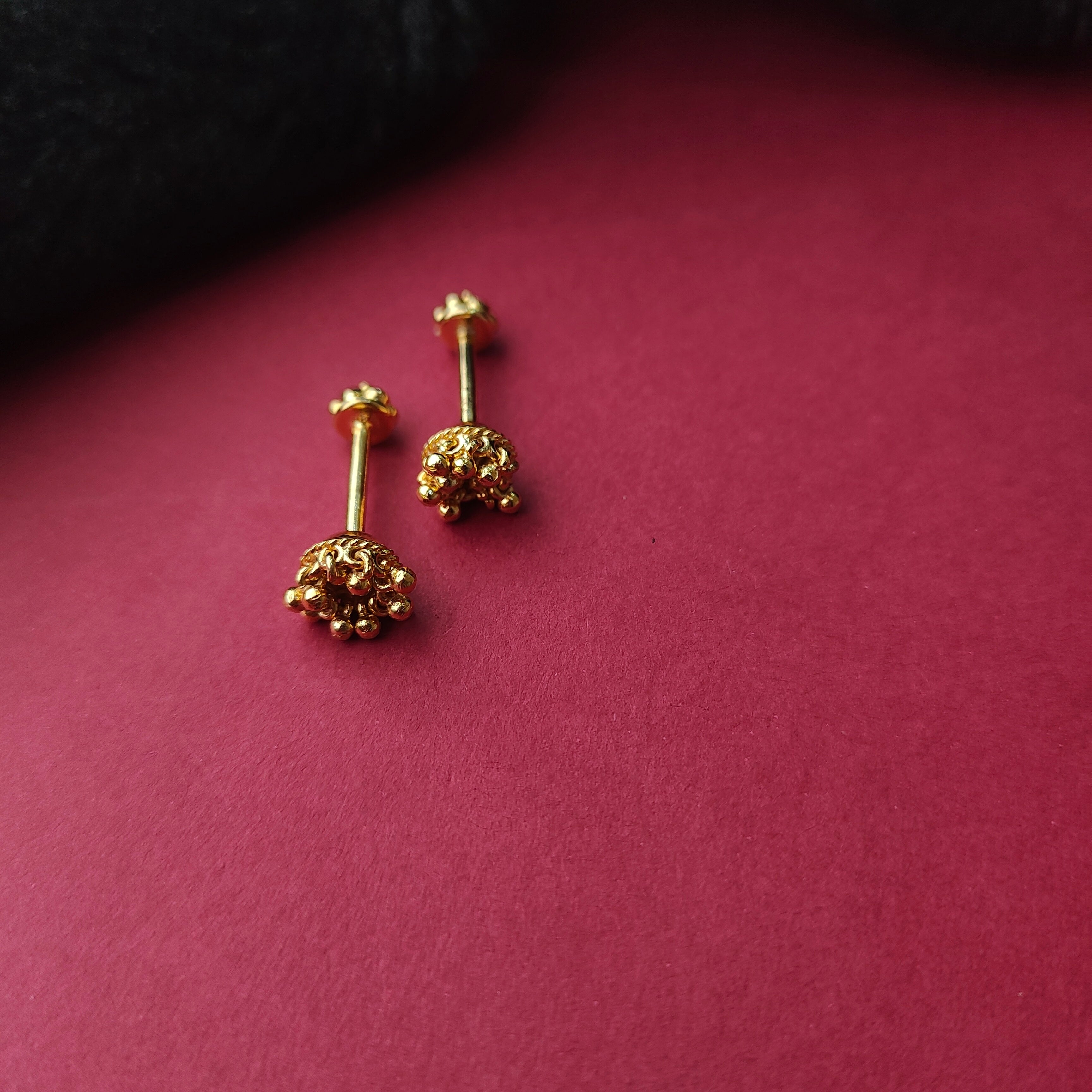 925 Silver Gold Plated Bugadi -1344