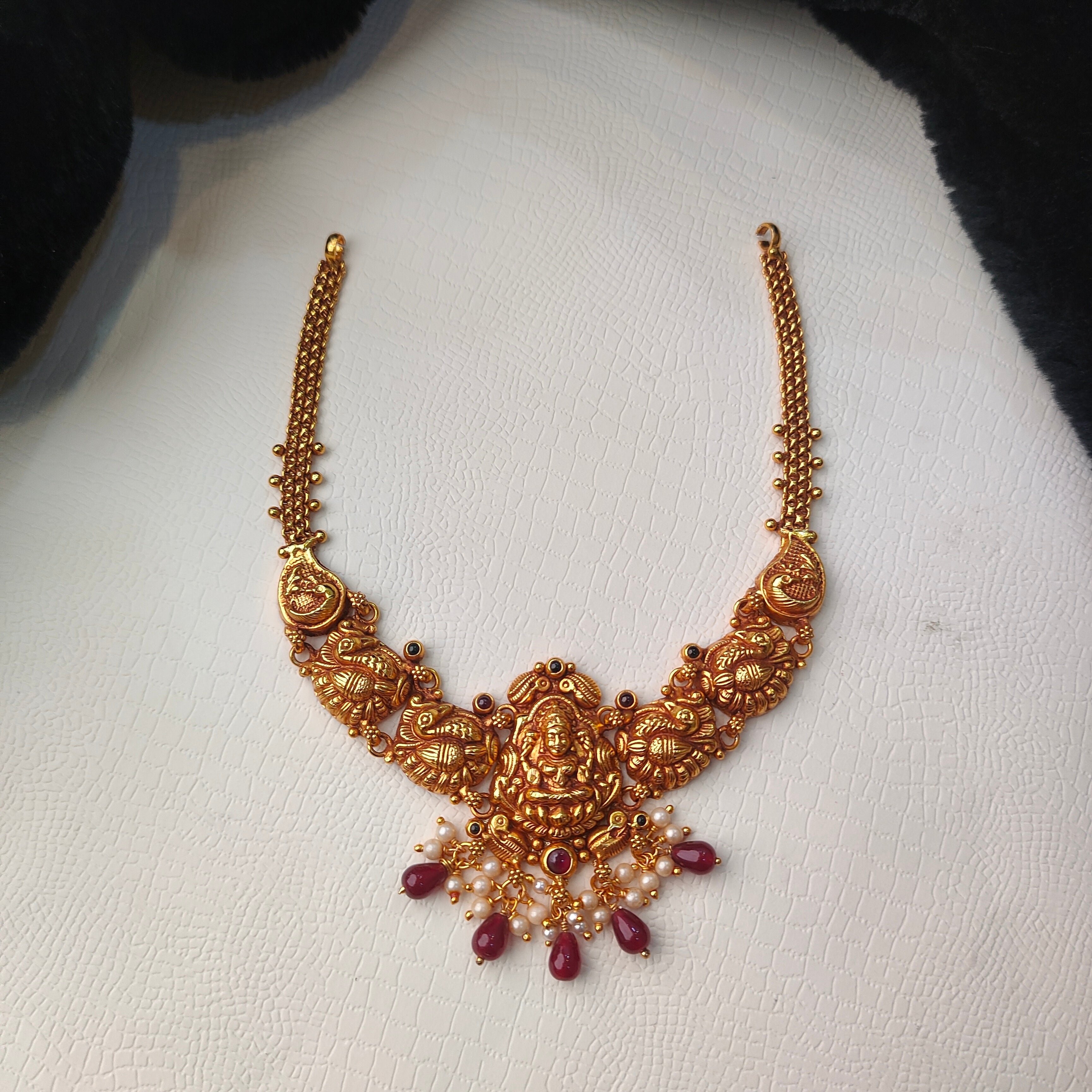 925 Silver Nakshi Necklace -0081