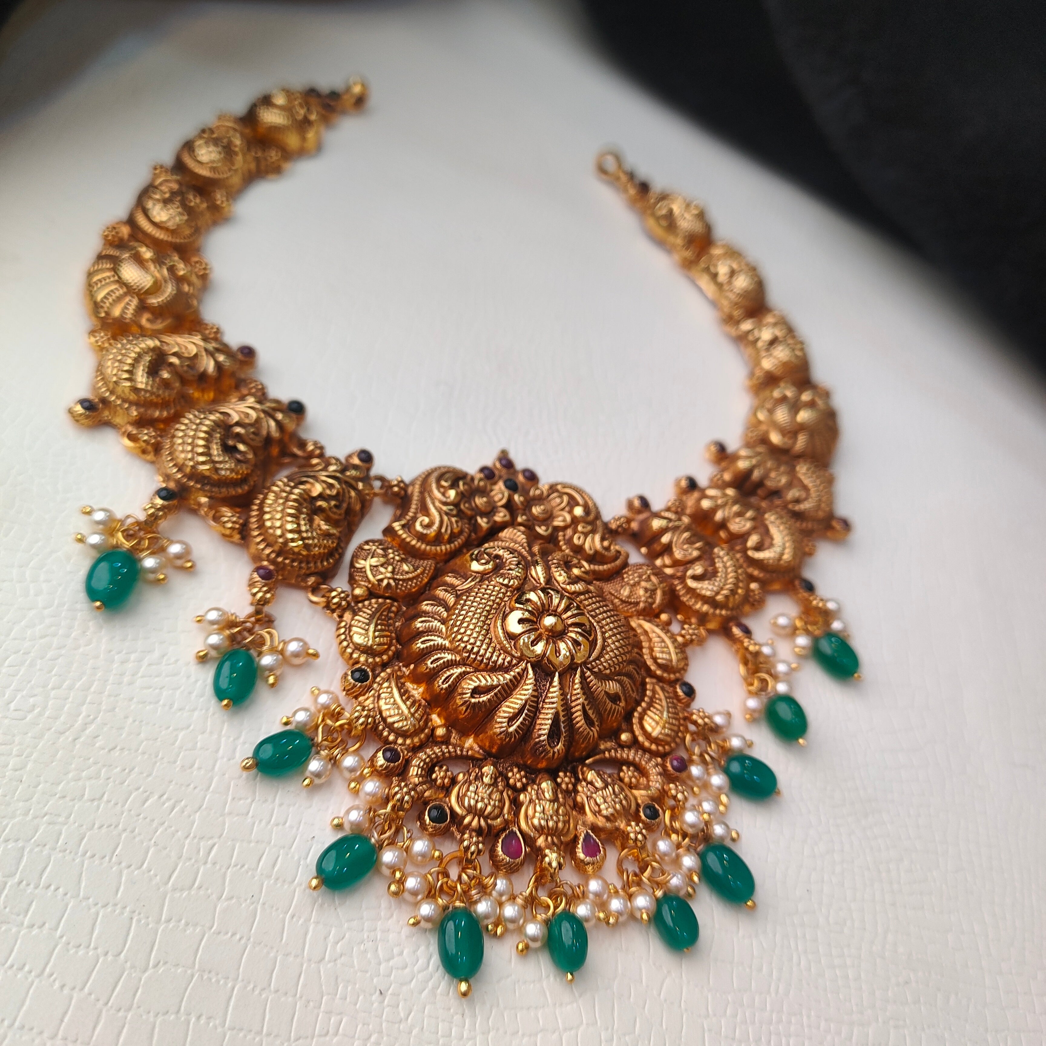 925 Silver Traditional Nakshi Necklace -5925