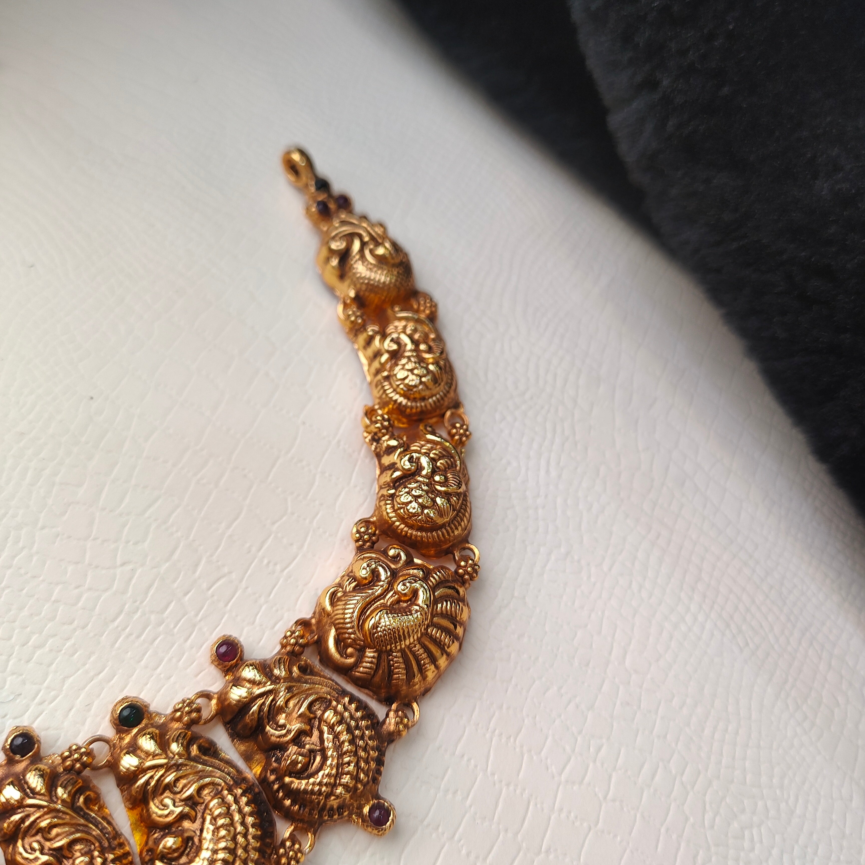 925 Silver Traditional Nakshi Necklace -5925