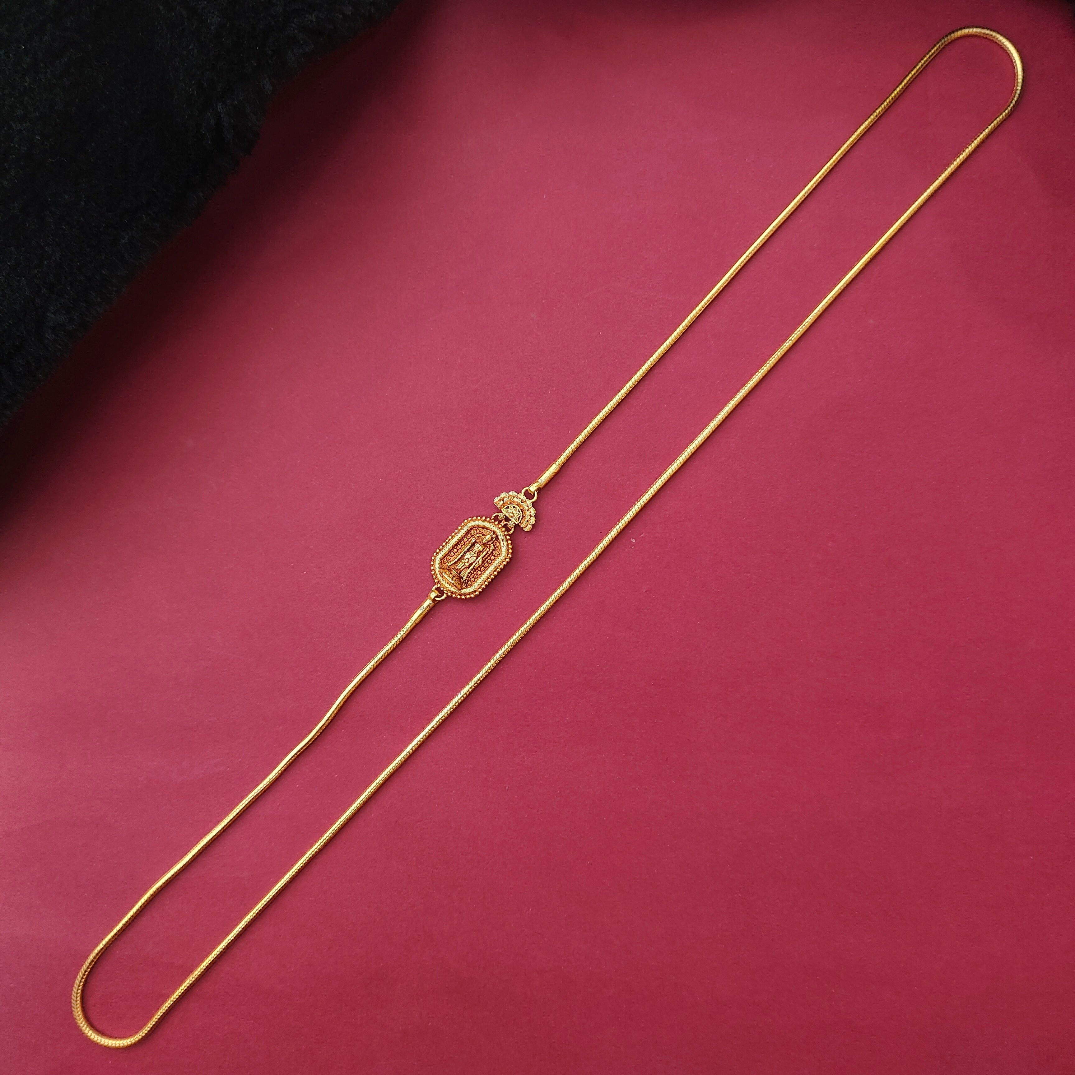 925 Silver Lakshmi Mugapu Chain -1488